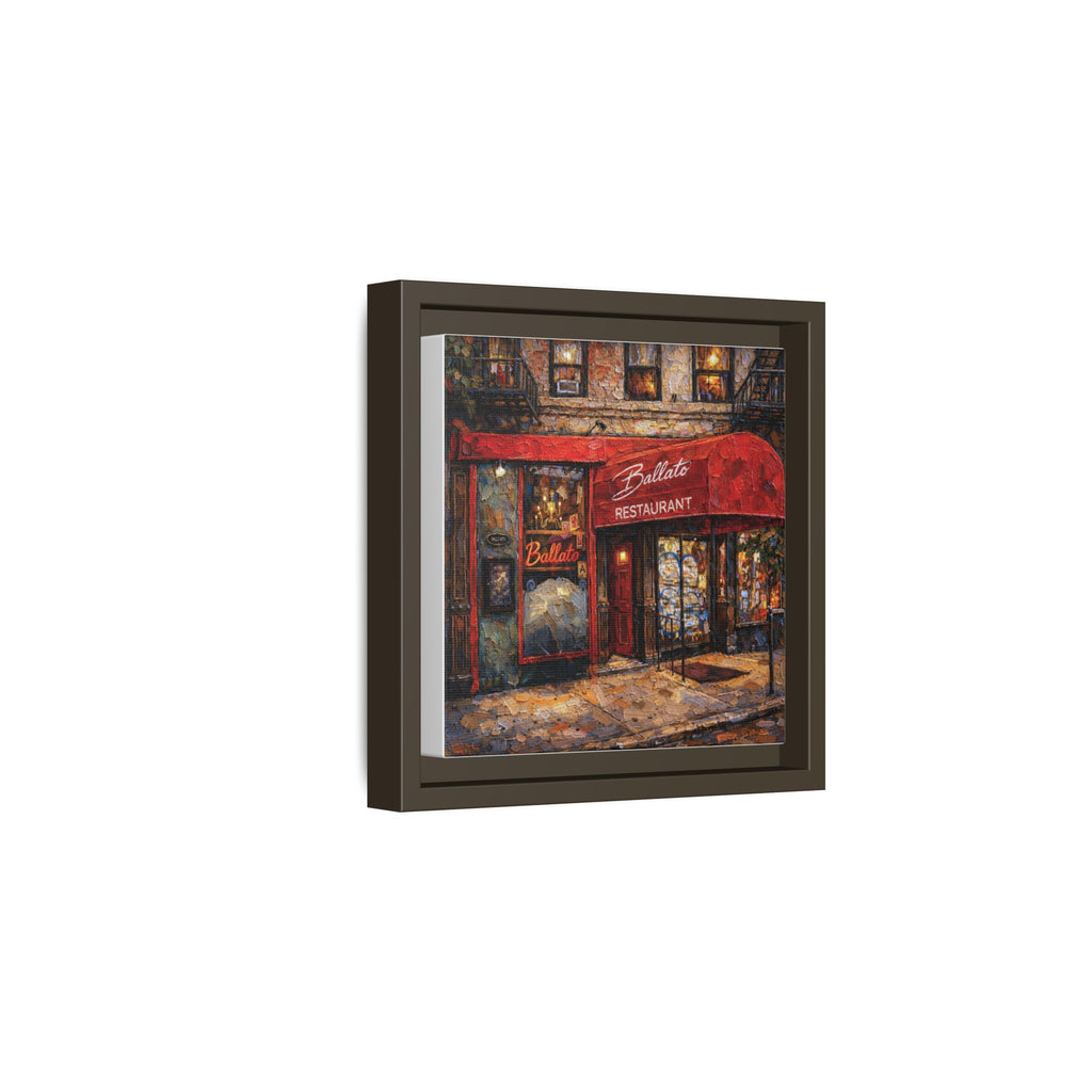 Emilio's Ballato — Restaurant Print | Matte Canvas + Wooden Frame