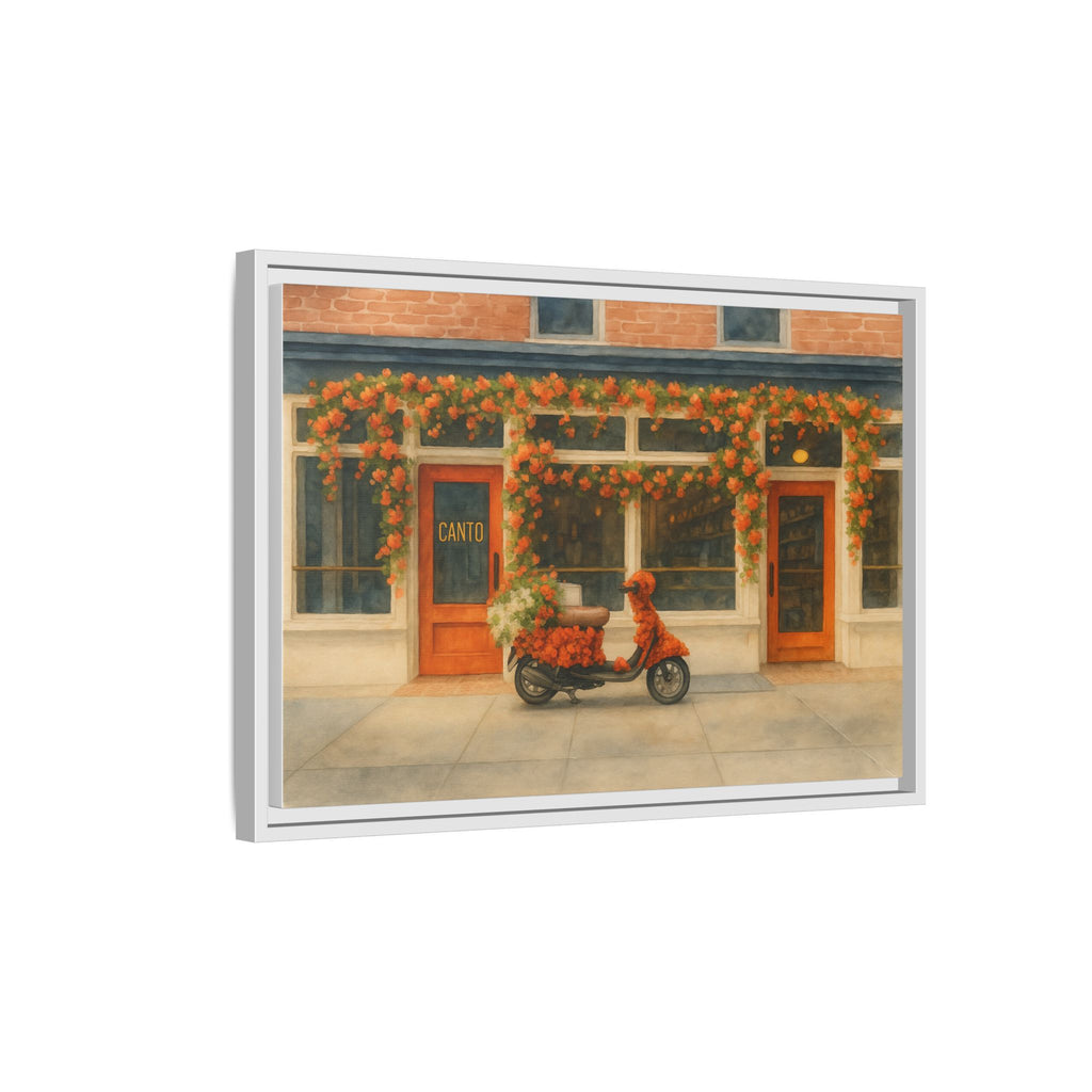 Canto West Village — Restaurant Print | Matte Canvas + Wooden Frame