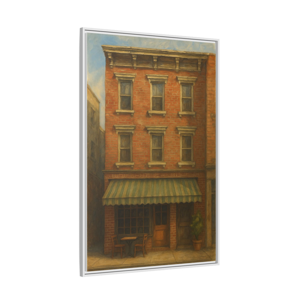 Lucali Pizzeria — Restaurant Print | Matte Canvas + Wooden Frame