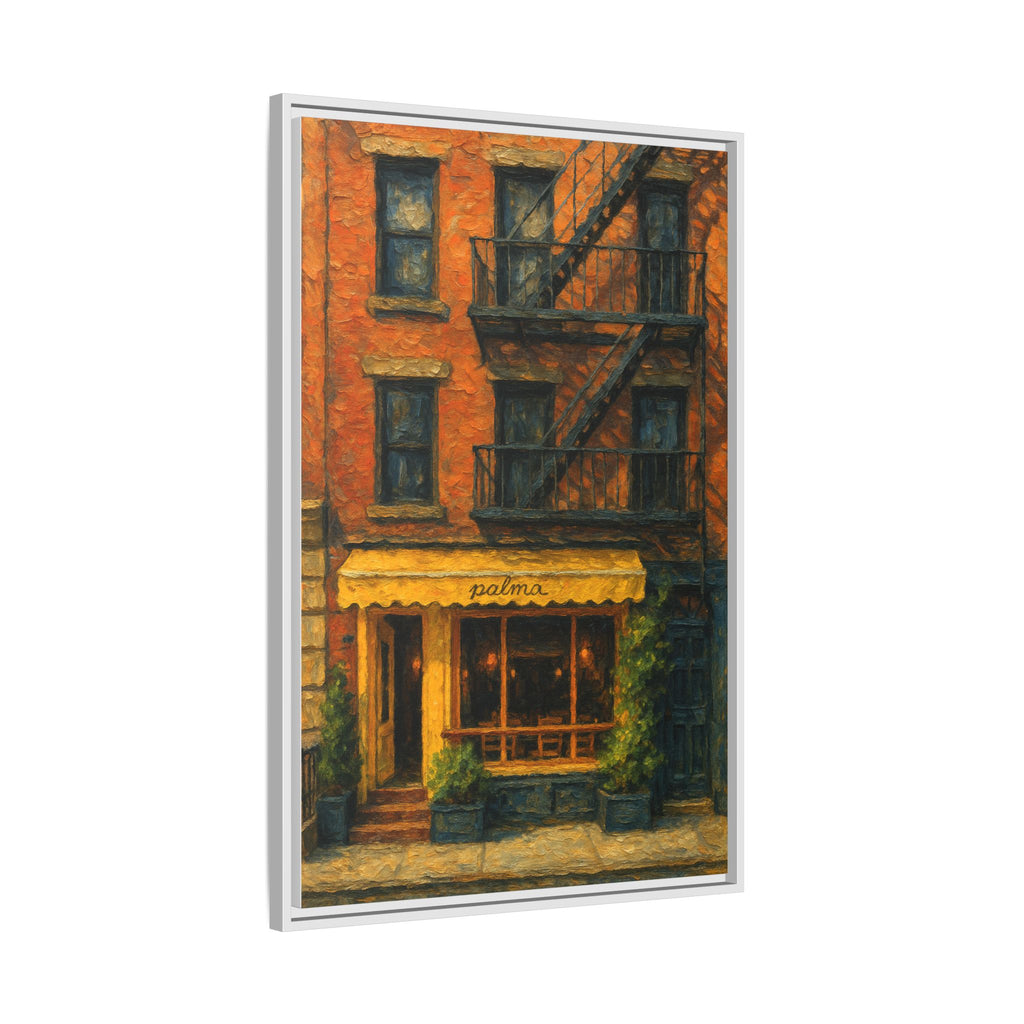 Palma II — Restaurant Print | Matte Canvas + Wooden Frame