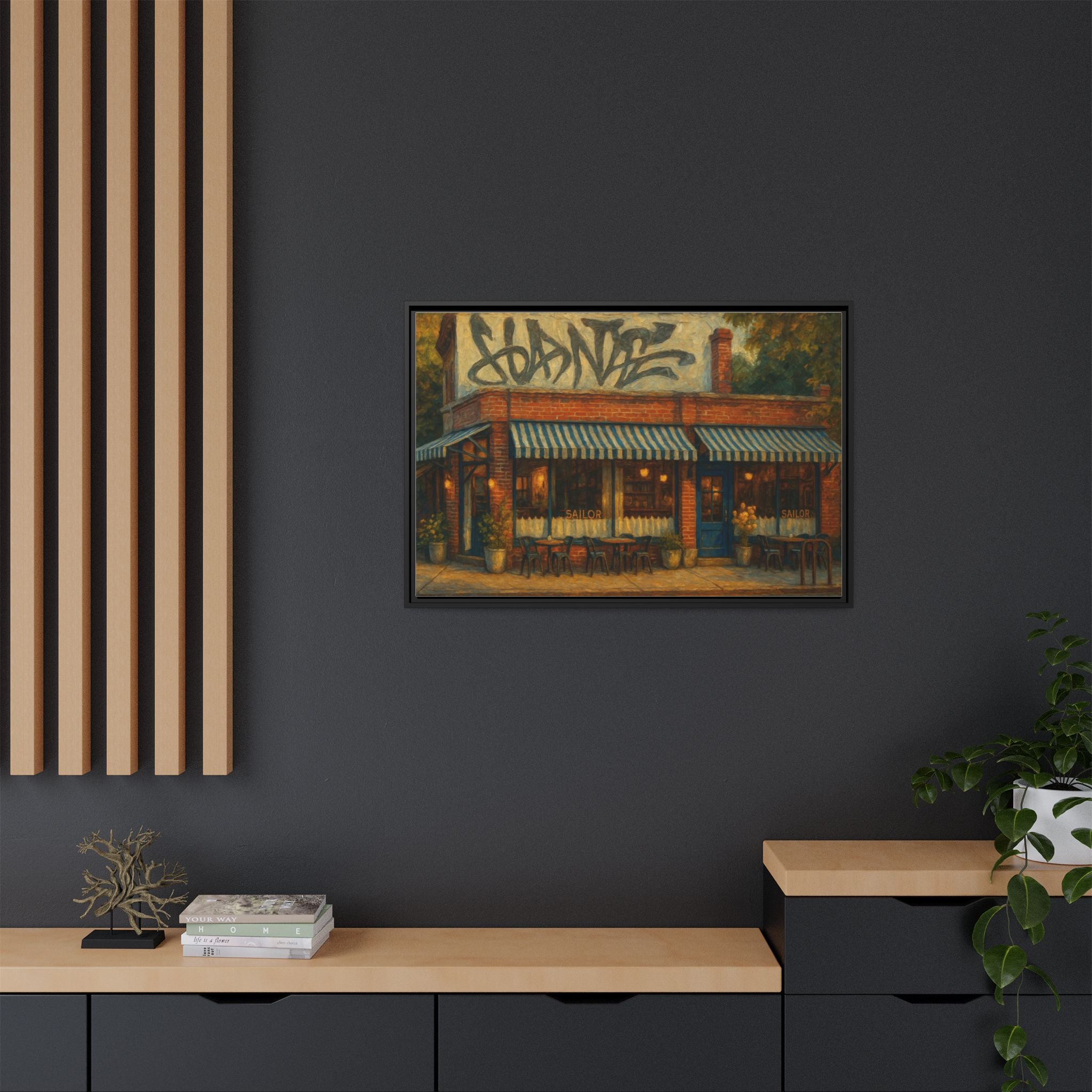 Sailor NYC restaurant gift first date memory wall art