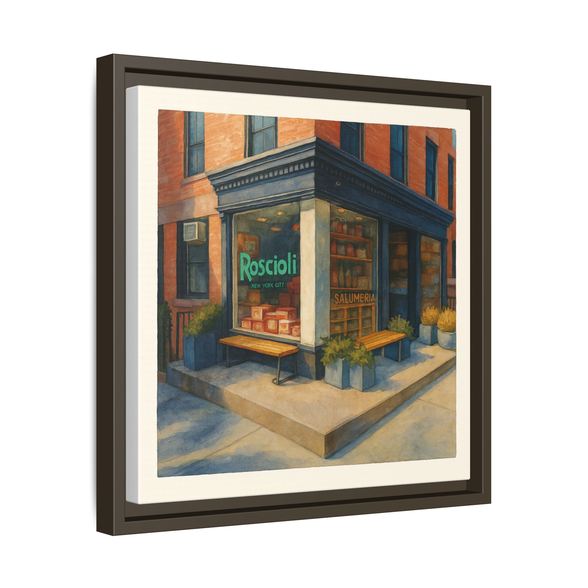 Roscioli Restaurant — Restaurant Print | Matte Canvas + Wooden Frame