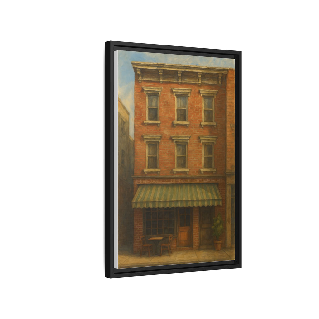 Lucali Pizzeria — Restaurant Print | Matte Canvas + Wooden Frame