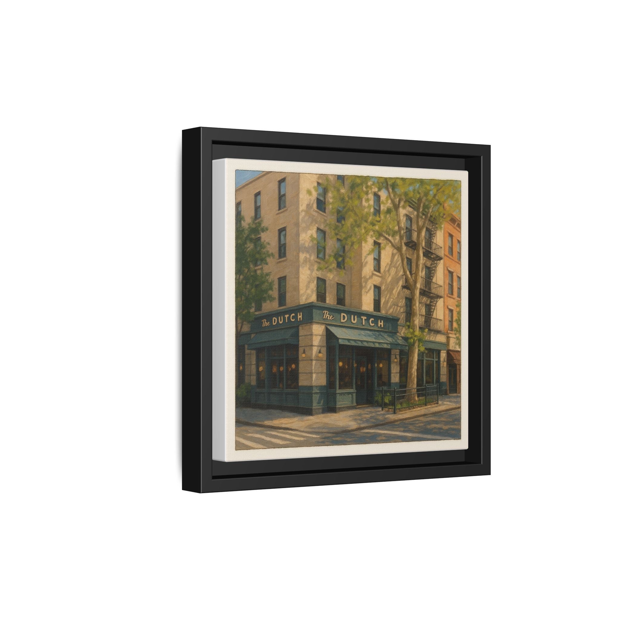 The Dutch — Restaurant Print | Matte Canvas + Wooden Frame