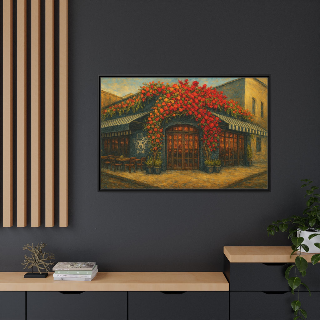 LouLou foodie gift restaurant art Manhattan framed print