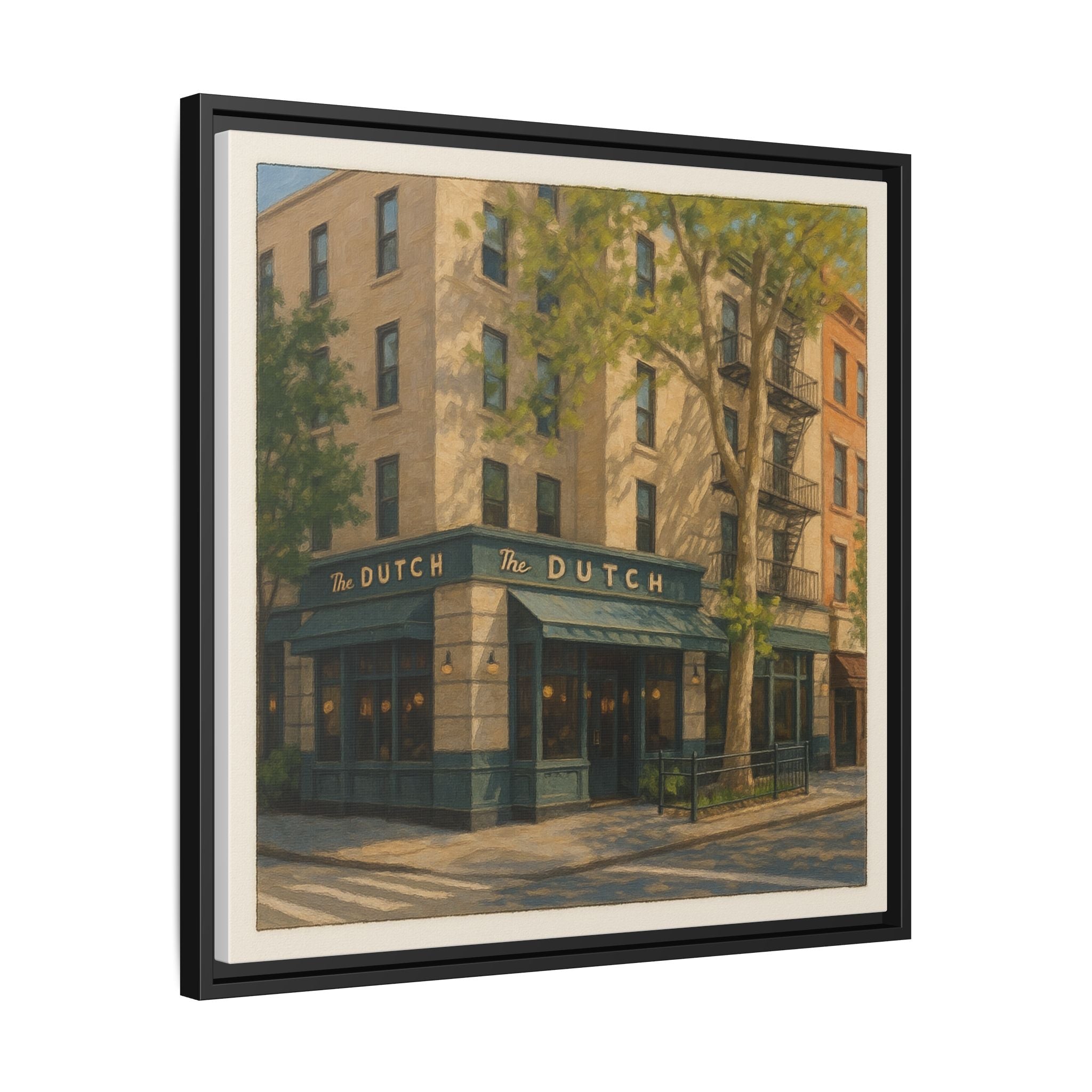 The Dutch — Restaurant Print | Matte Canvas + Wooden Frame