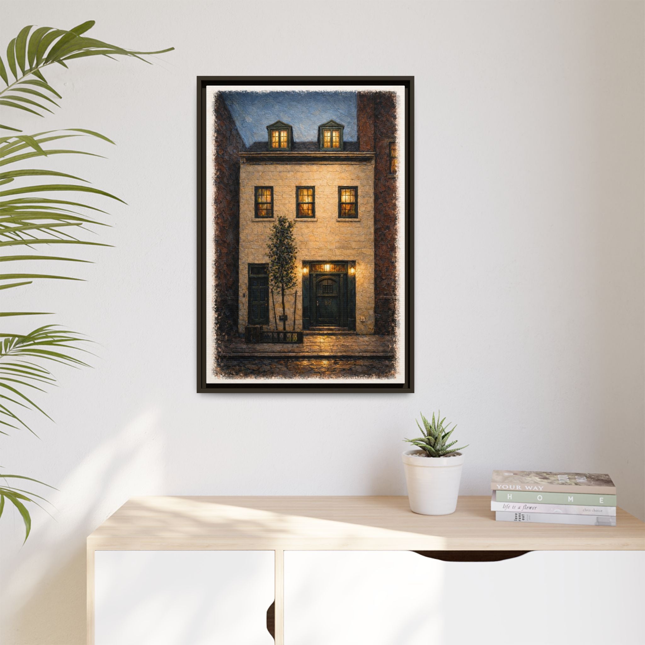 The Eighty Six — Restaurant Print | Matte Canvas + Wooden Frame