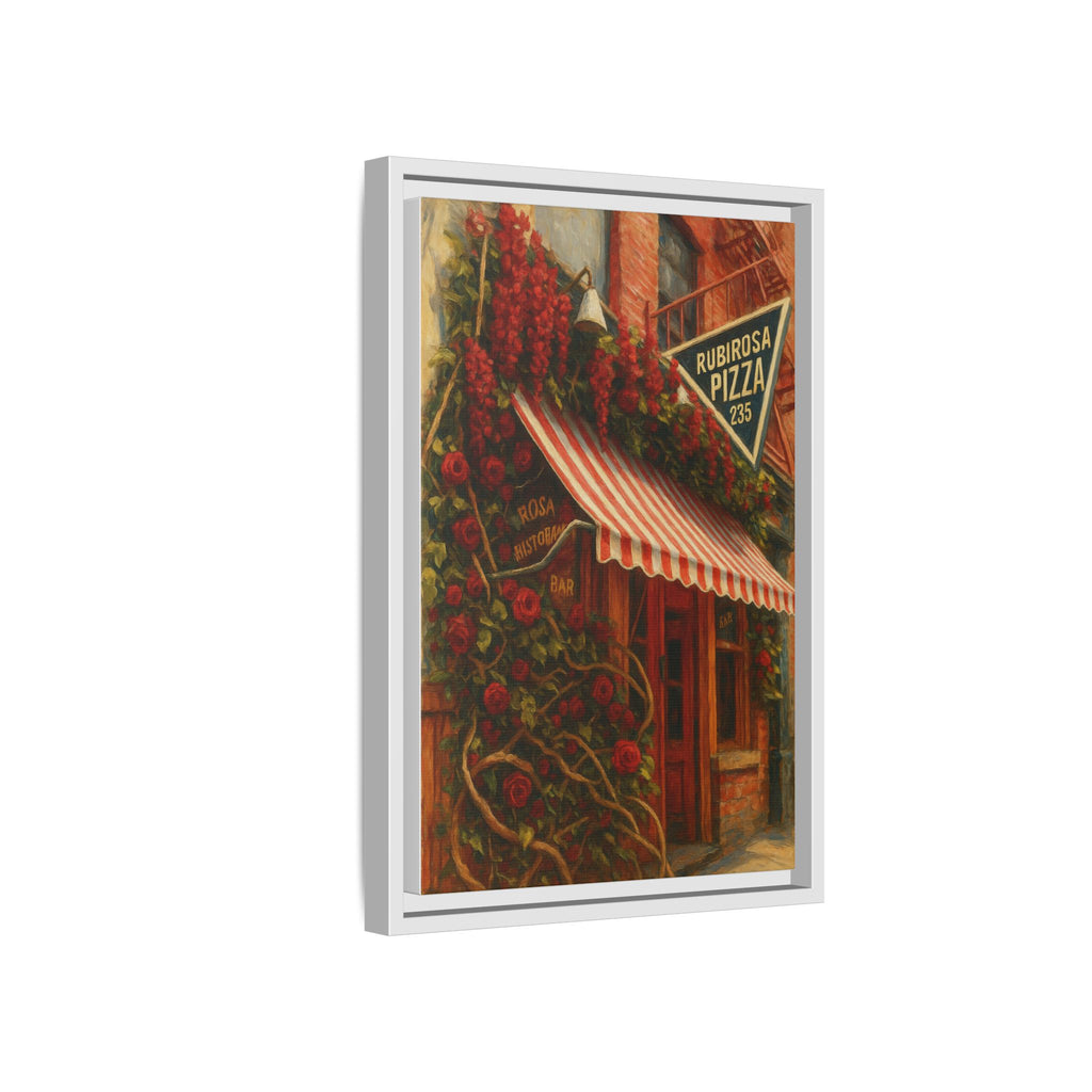 Rubirosa — Restaurant Print | Matte Canvas + Wooden Frame