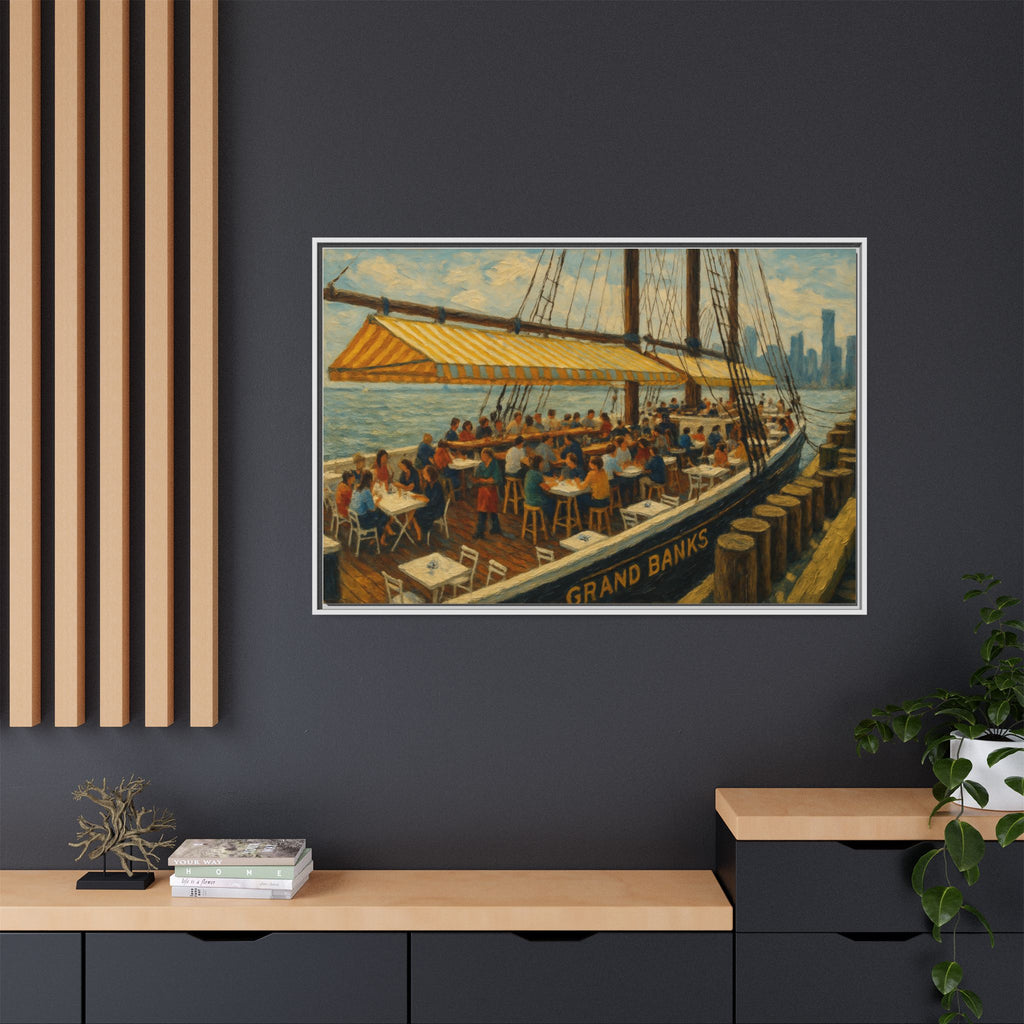 Grand Banks restaurant poster Manhattan dining wall decor