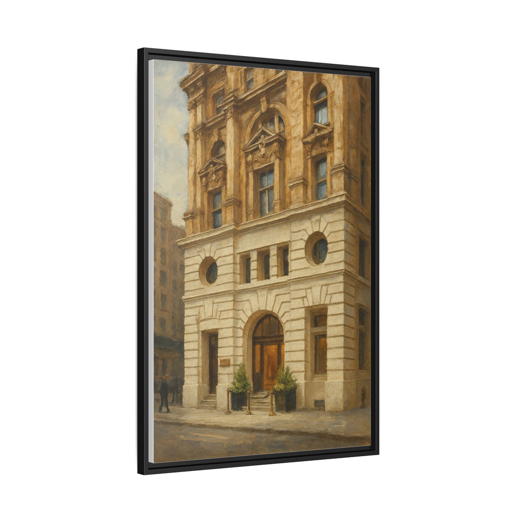 Beef Bar New York — Restaurant Print | Matte Canvas + Wooden Frame