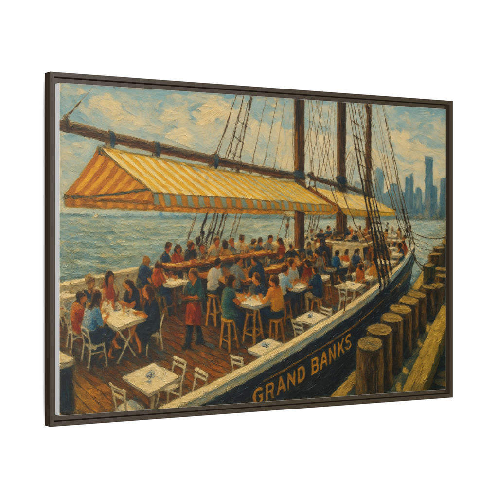 Grand Banks iconic NYC restaurant painting gallery wall art