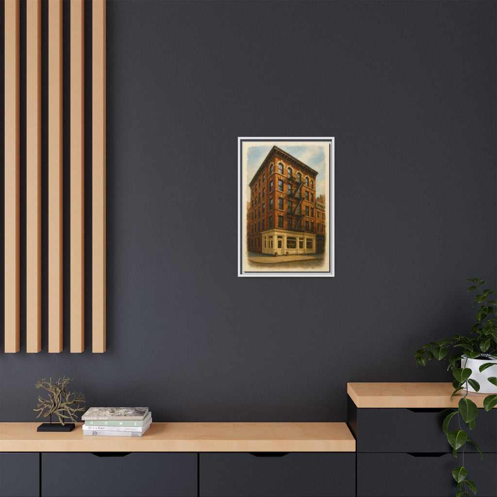 Don Angie — Restaurant Print | Matte Canvas + Wooden Frame