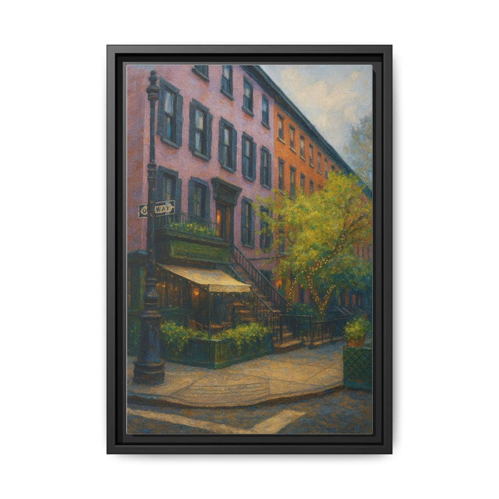 The Waverly Inn — Restaurant Print | Matte Canvas + Wooden Frame
