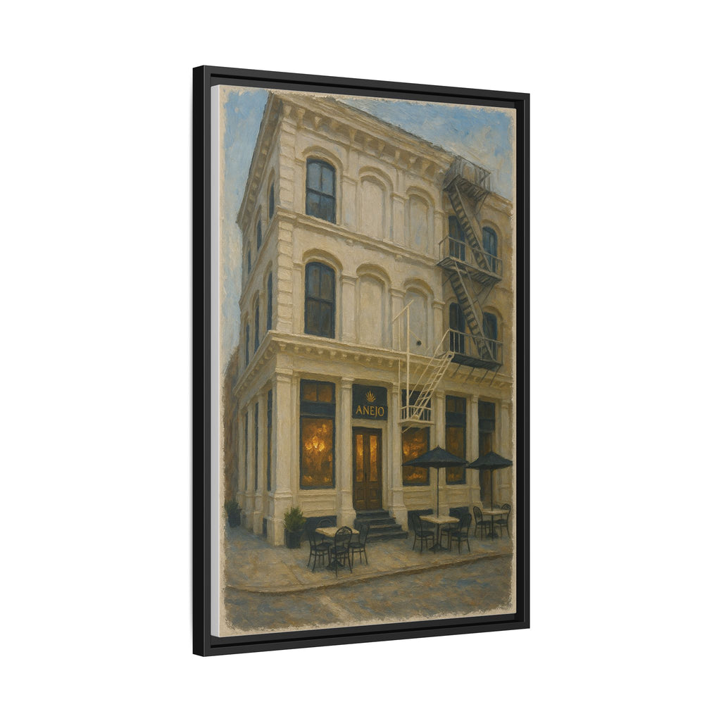 Anejo vintage restaurant poster framed art print