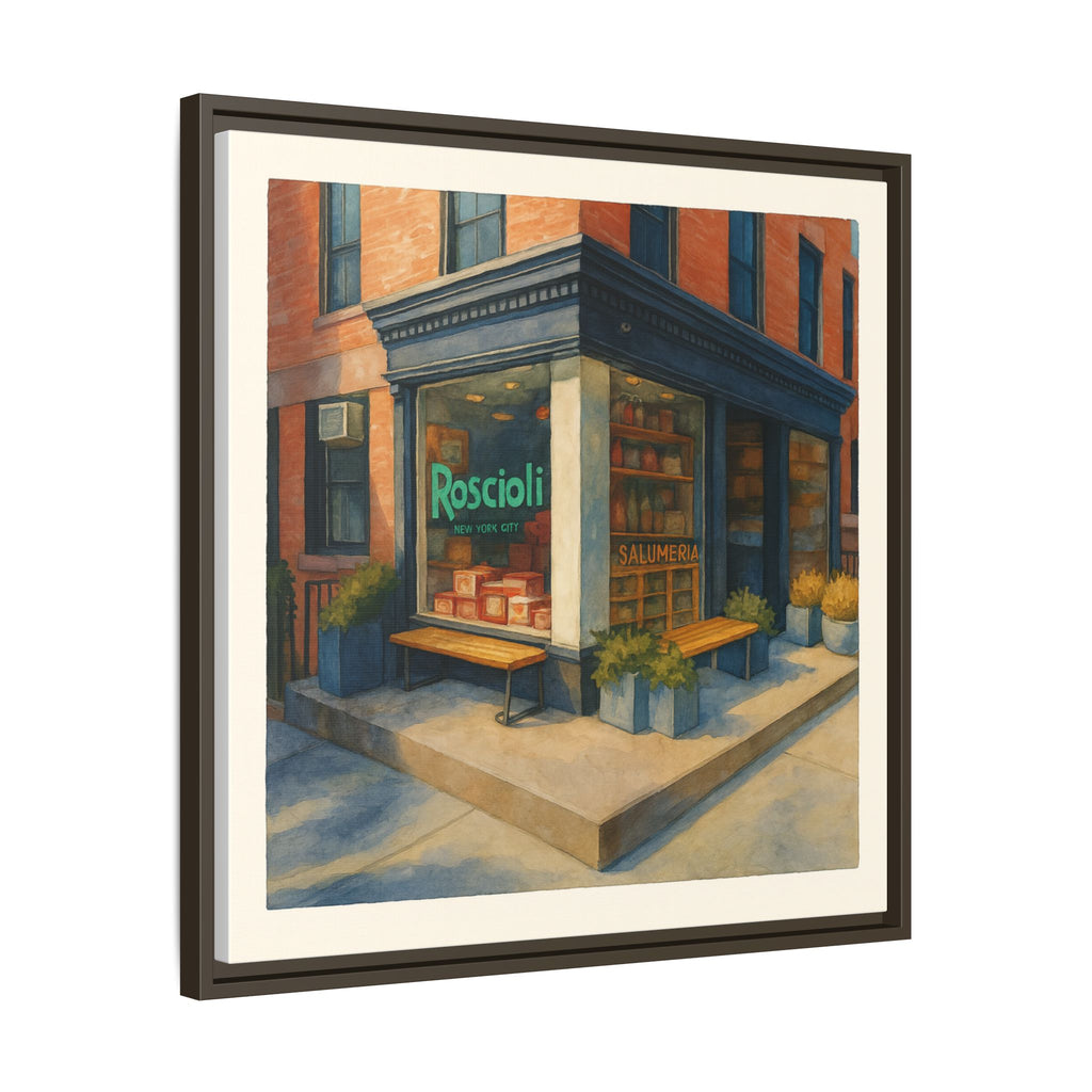 Roscioli Restaurant — Restaurant Print | Matte Canvas + Wooden Frame