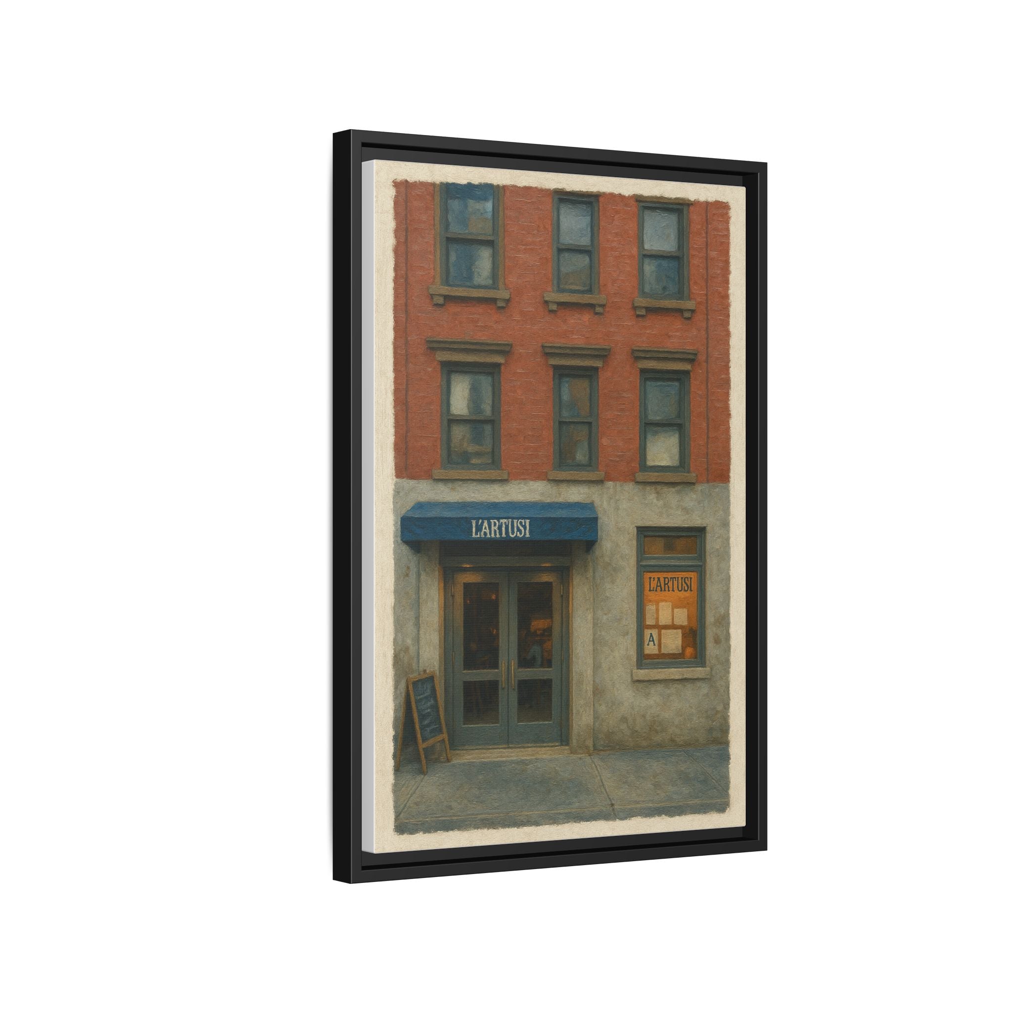 L'Artusi — Restaurant Print | Matte Canvas + Wooden Frame