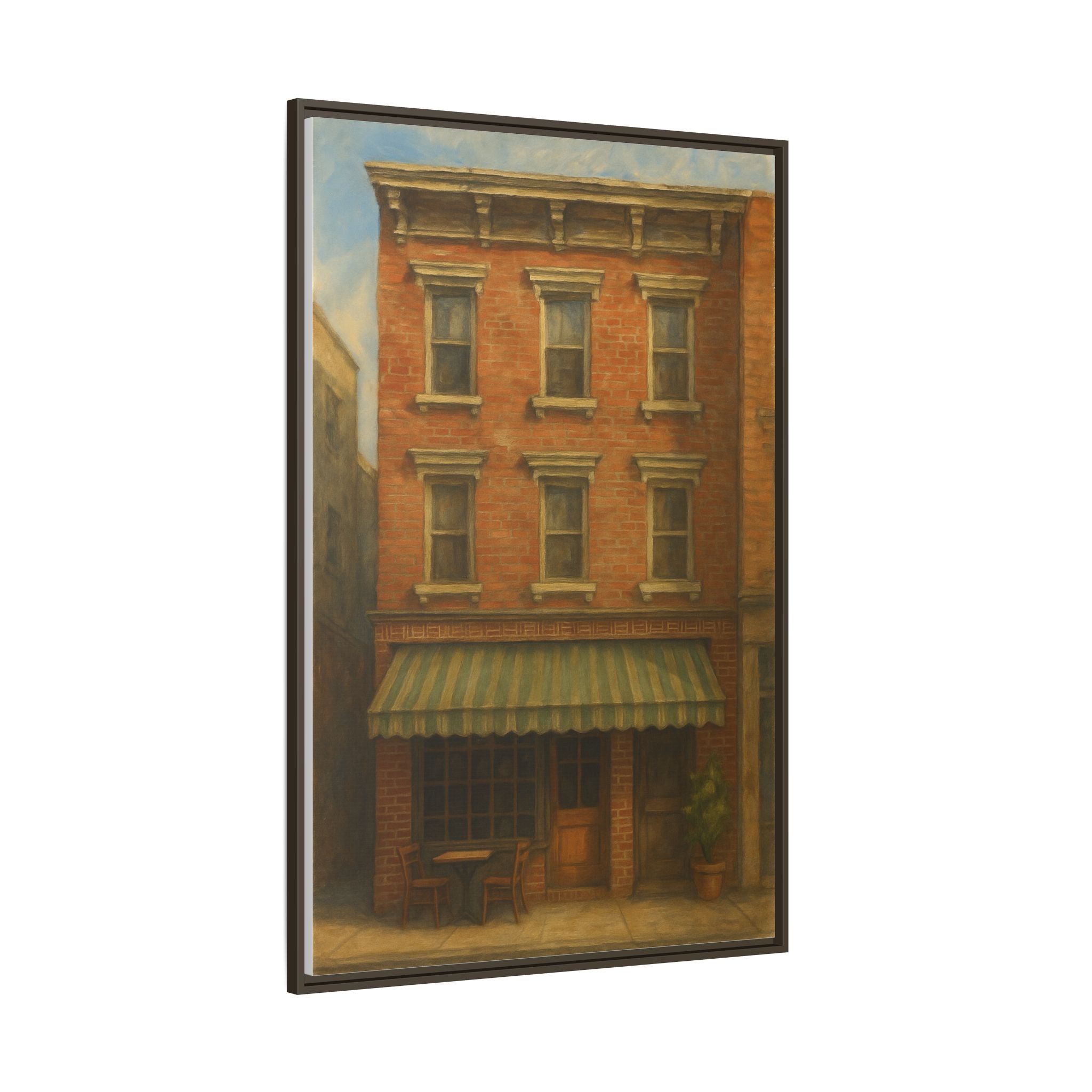 Lucali Pizzeria — Restaurant Print | Matte Canvas + Wooden Frame