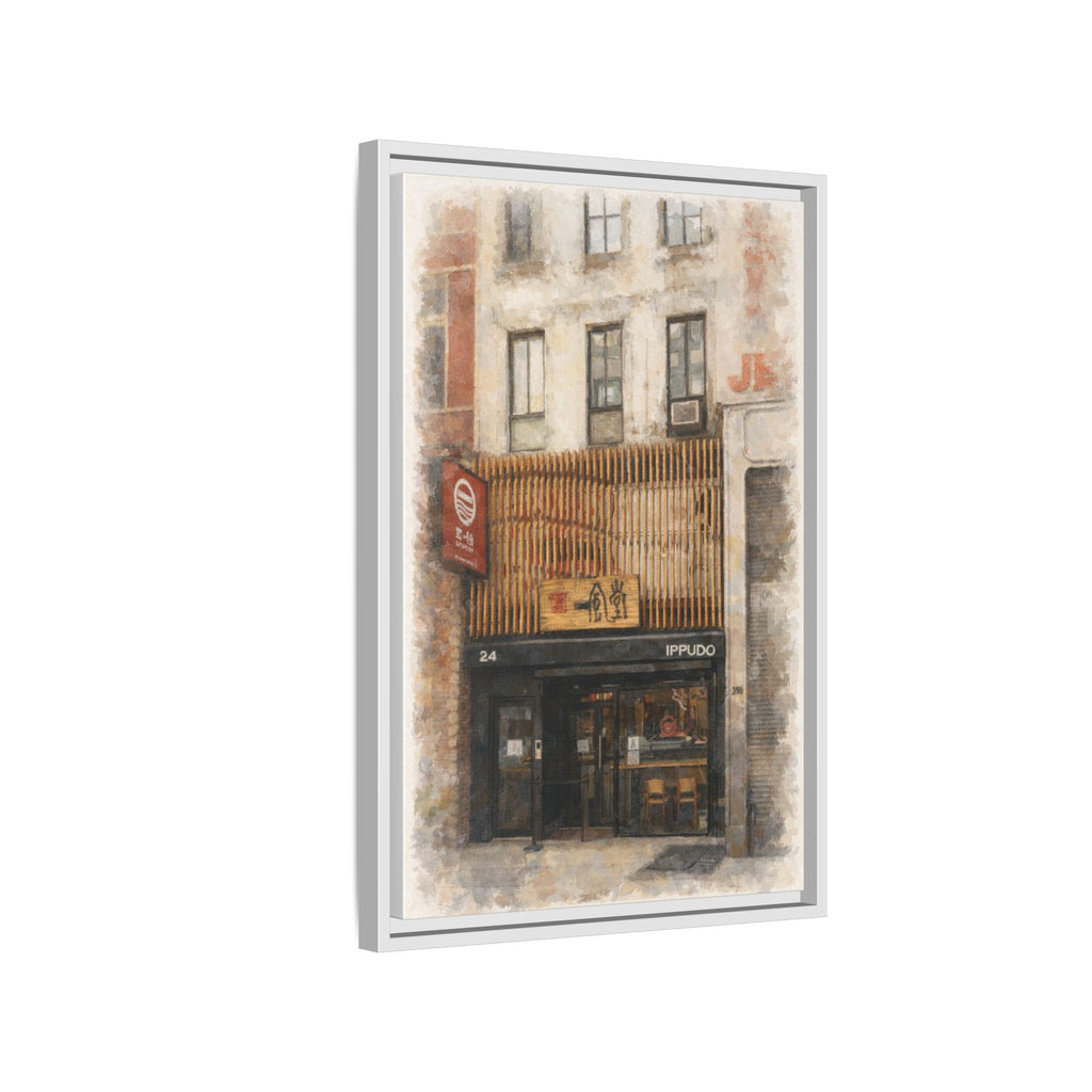Ippudo Manhattan restaurant print framed canvas artwork