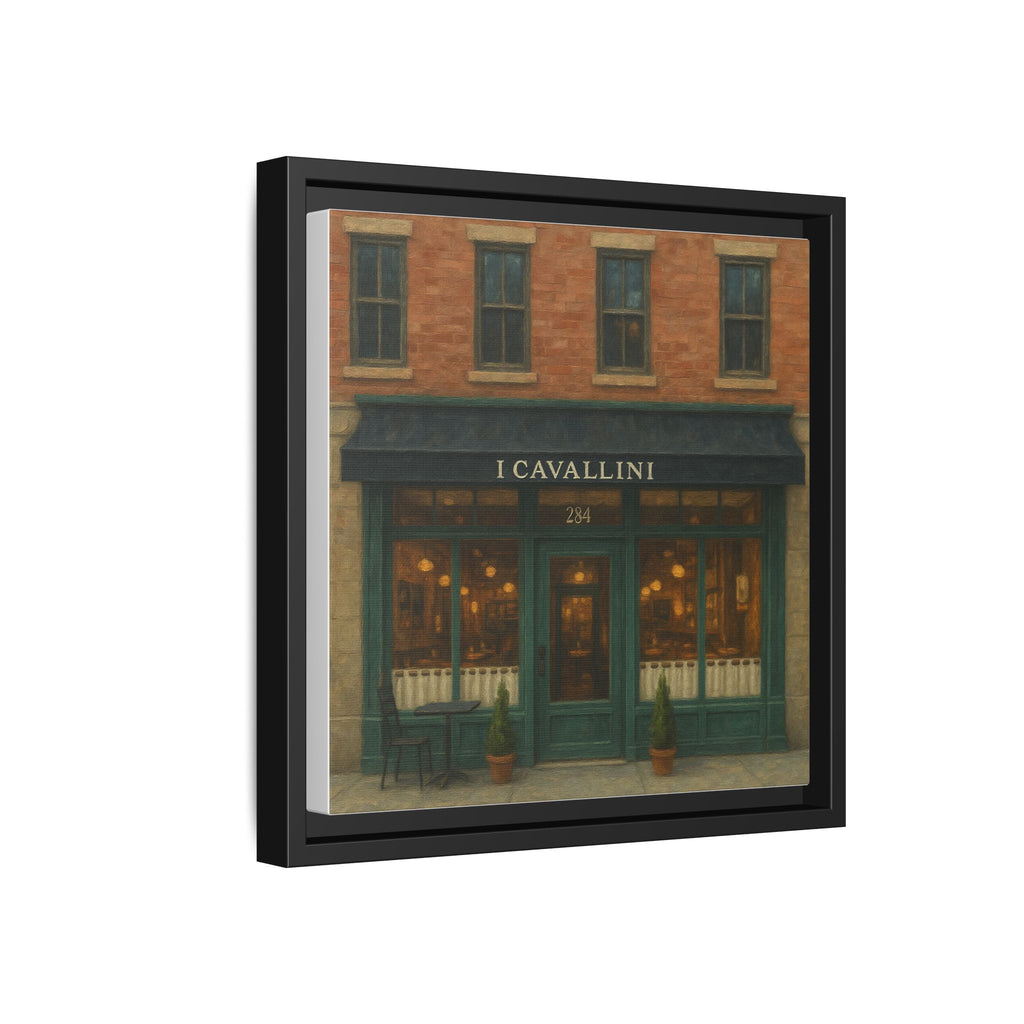 I Cavallini — Restaurant Print | Matte Canvas + Wooden Frame