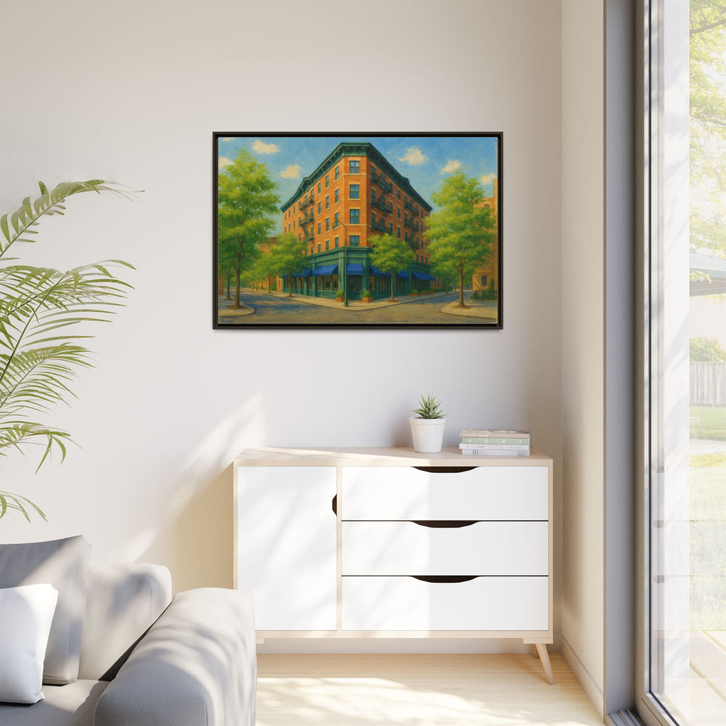 The Mary Lane — Restaurant Print | Matte Canvas + Wooden Frame