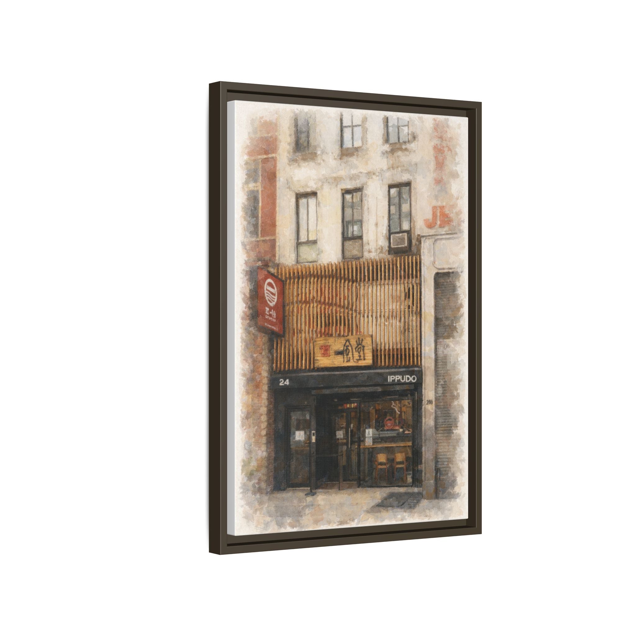Ippudo vintage restaurant poster framed art print