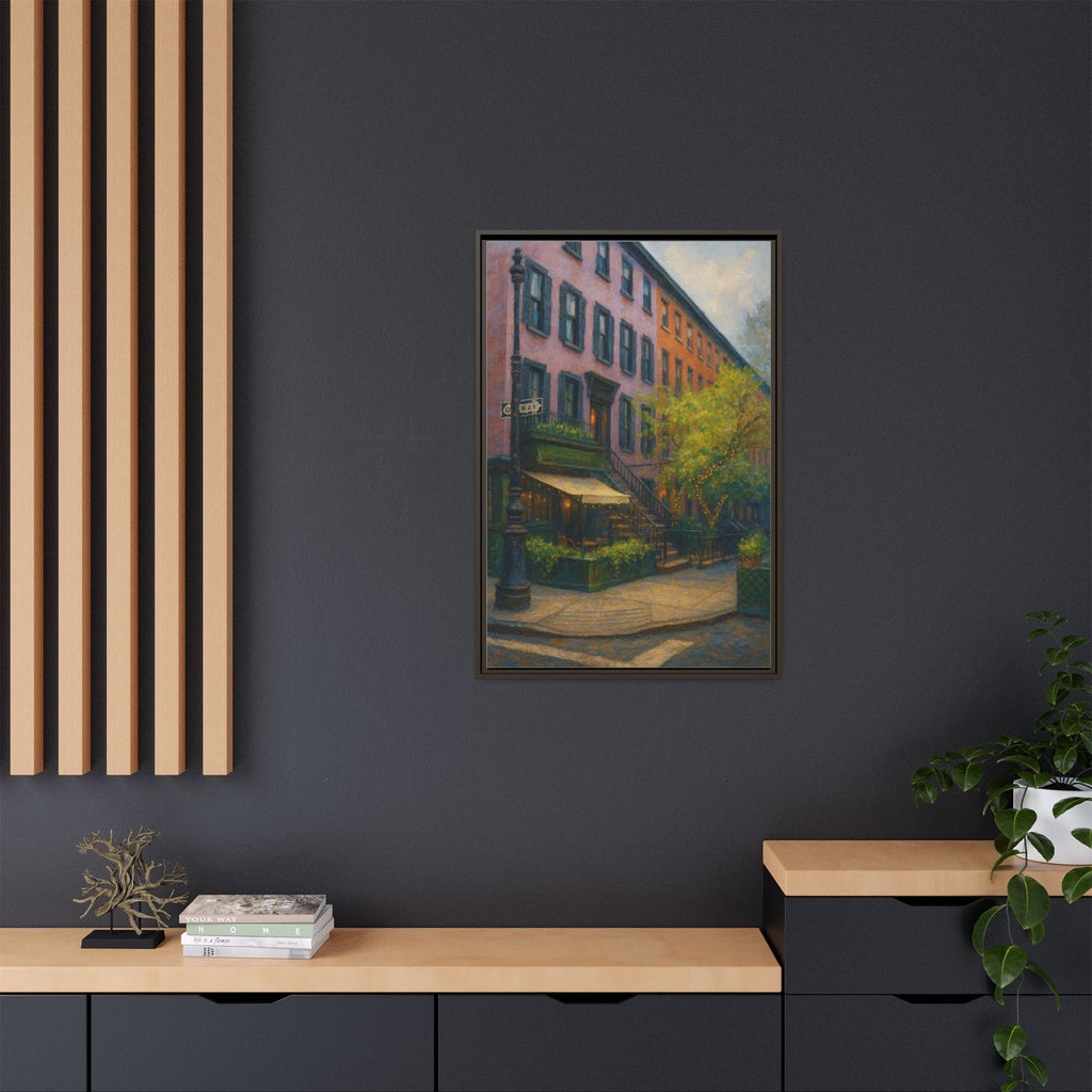The Waverly Inn — Restaurant Print | Matte Canvas + Wooden Frame