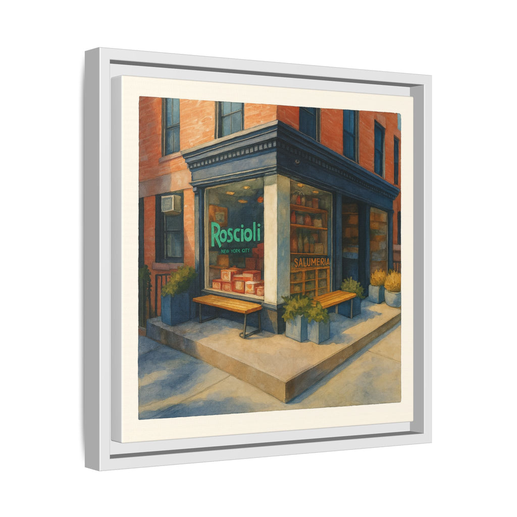 Roscioli Restaurant — Restaurant Print | Matte Canvas + Wooden Frame