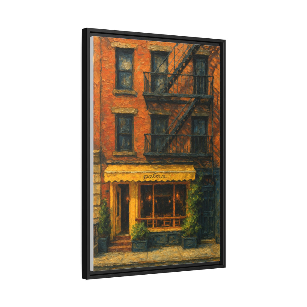 Palma II — Restaurant Print | Matte Canvas + Wooden Frame