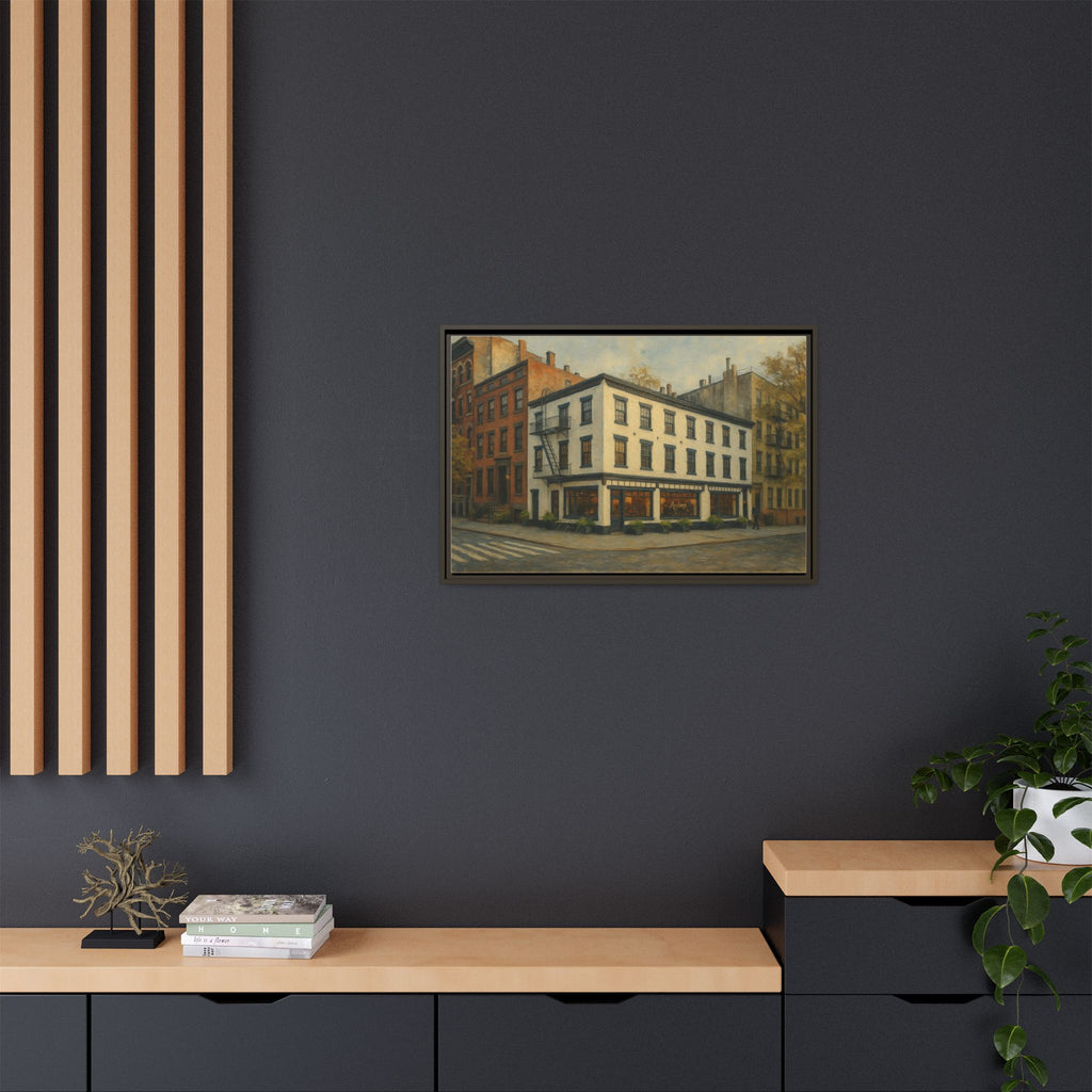 Anton's — Restaurant Print | Matte Canvas + Wooden Frame