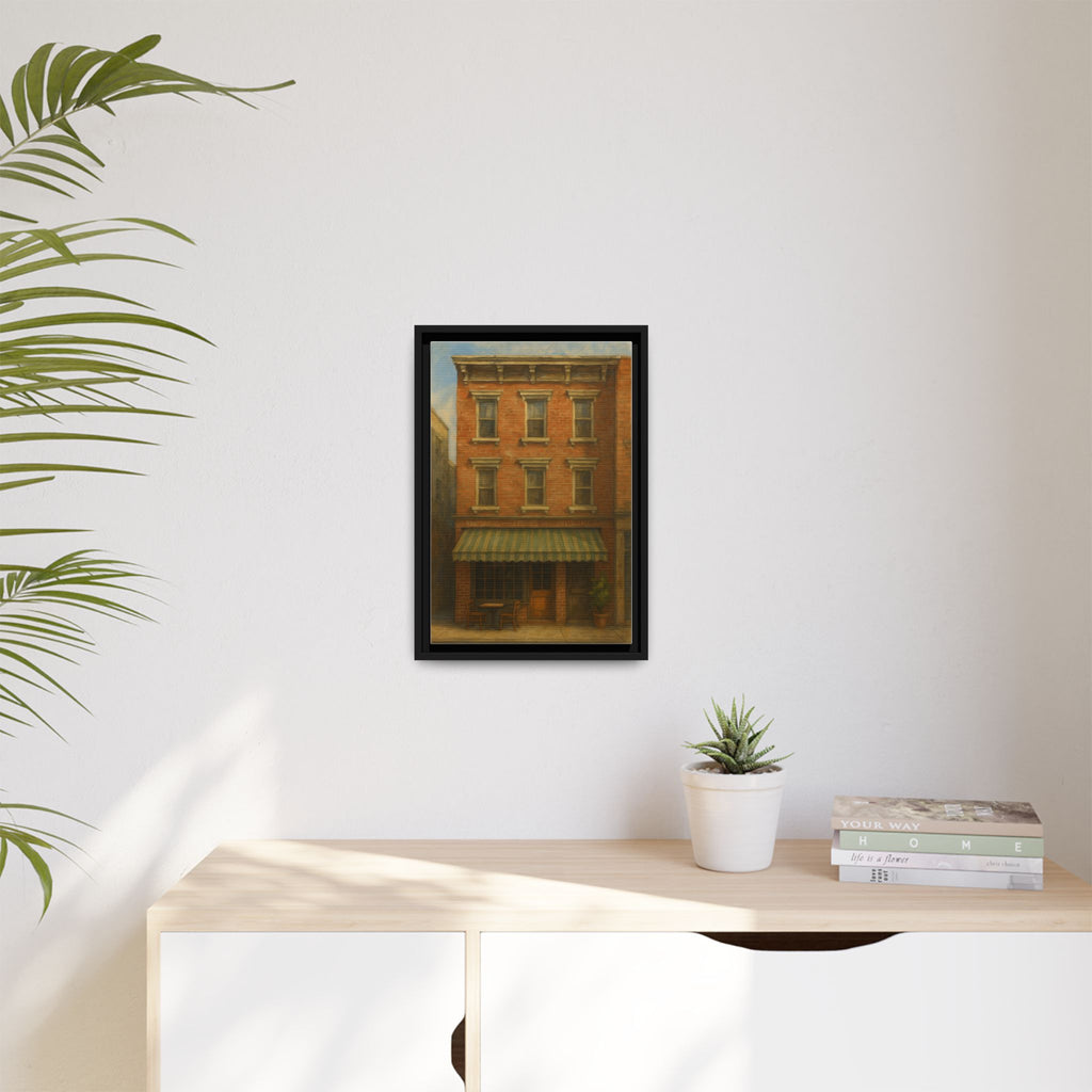 Lucali Pizzeria — Restaurant Print | Matte Canvas + Wooden Frame