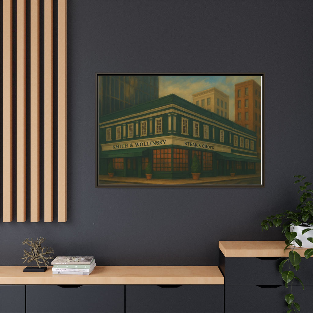 Smith and Wollensky — Restaurant Print | Matte Canvas + Wooden Frame