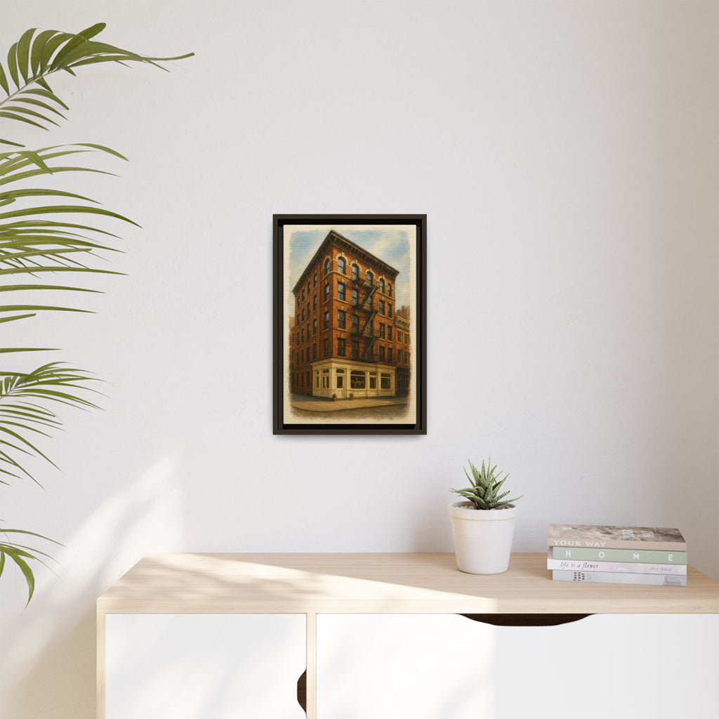 Don Angie — Restaurant Print | Matte Canvas + Wooden Frame