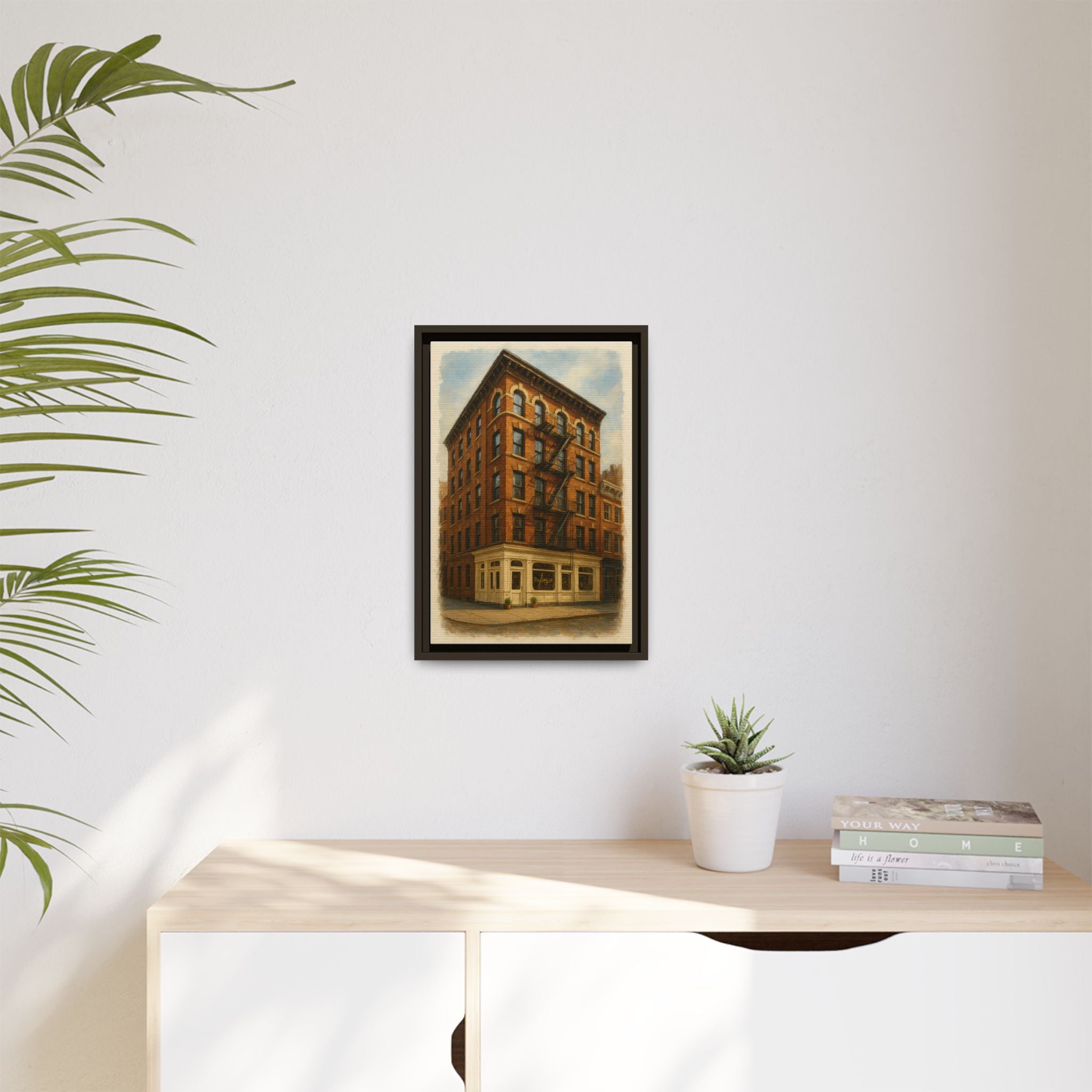 Don Angie — Restaurant Print | Matte Canvas + Wooden Frame