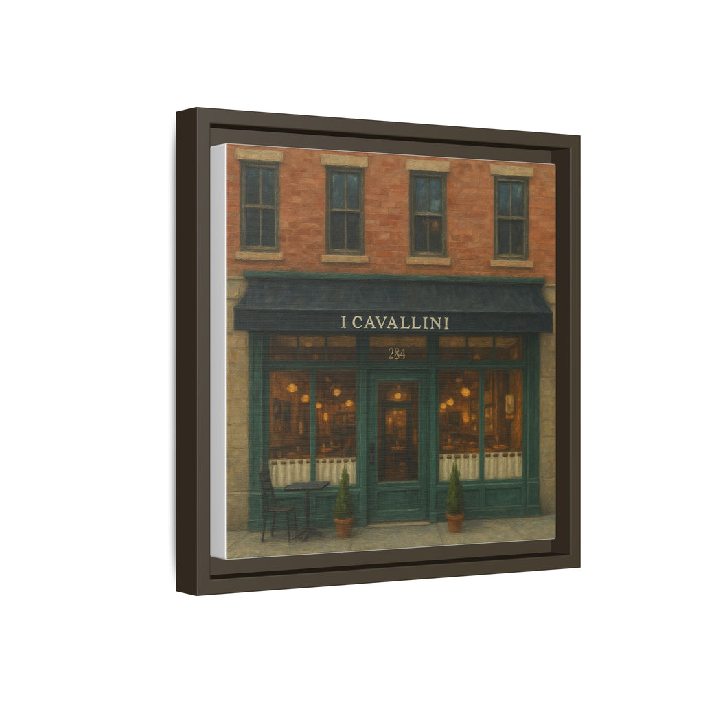 I Cavallini — Restaurant Print | Matte Canvas + Wooden Frame
