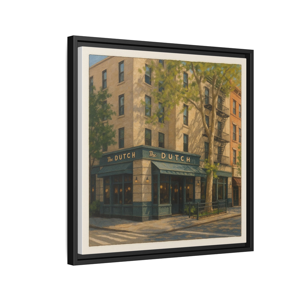The Dutch — Restaurant Print | Matte Canvas + Wooden Frame