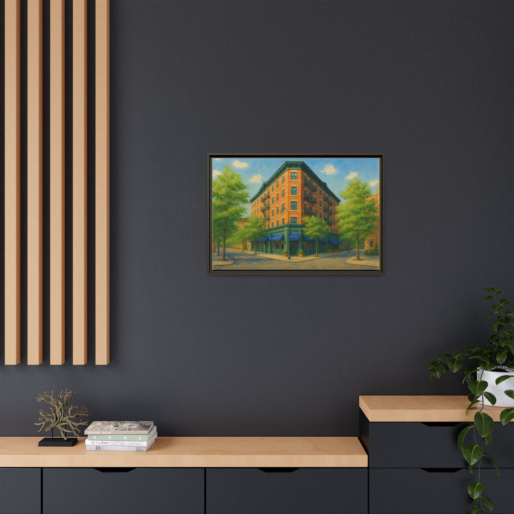 The Mary Lane — Restaurant Print | Matte Canvas + Wooden Frame