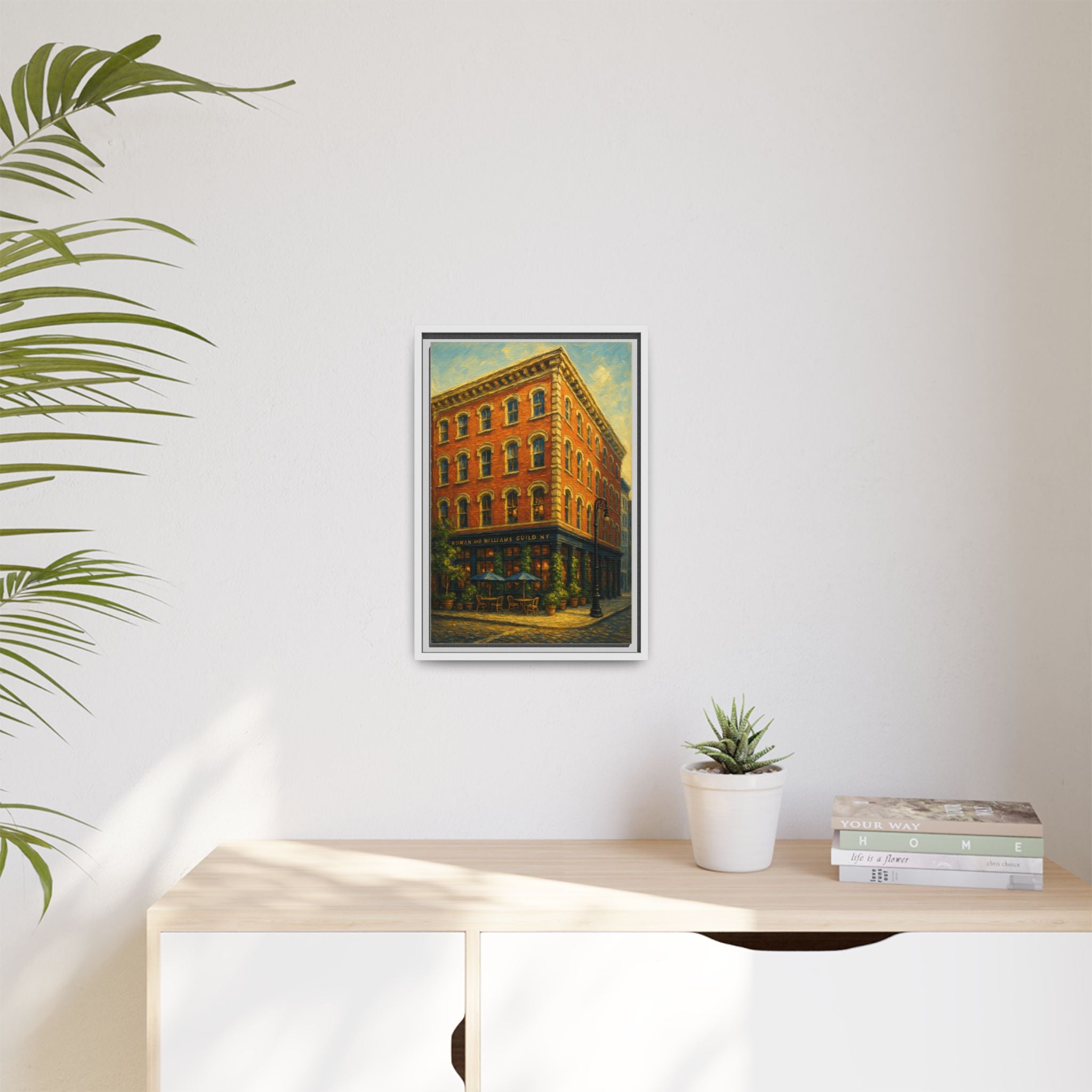 La Mercerie at the Guild — Restaurant Print | Matte Canvas + Wooden Frame