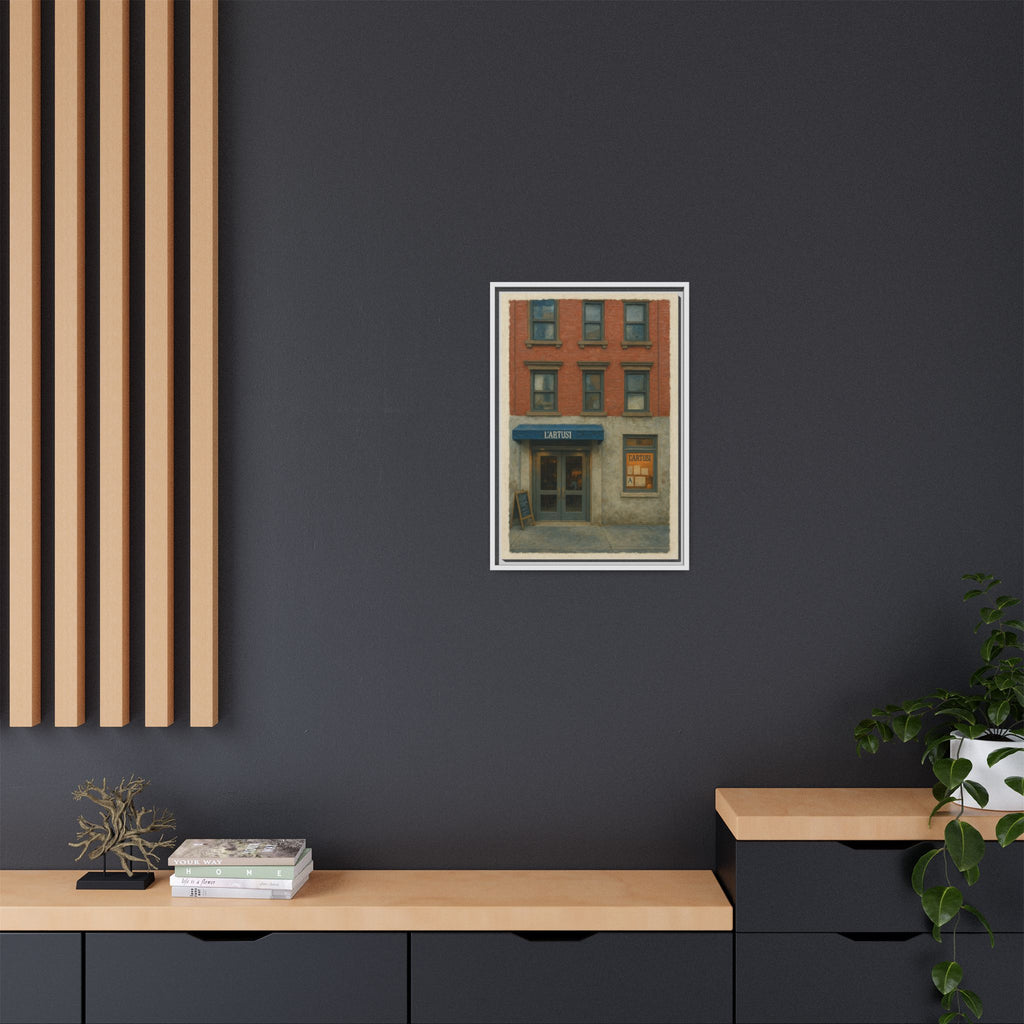 L'Artusi — Restaurant Print | Matte Canvas + Wooden Frame