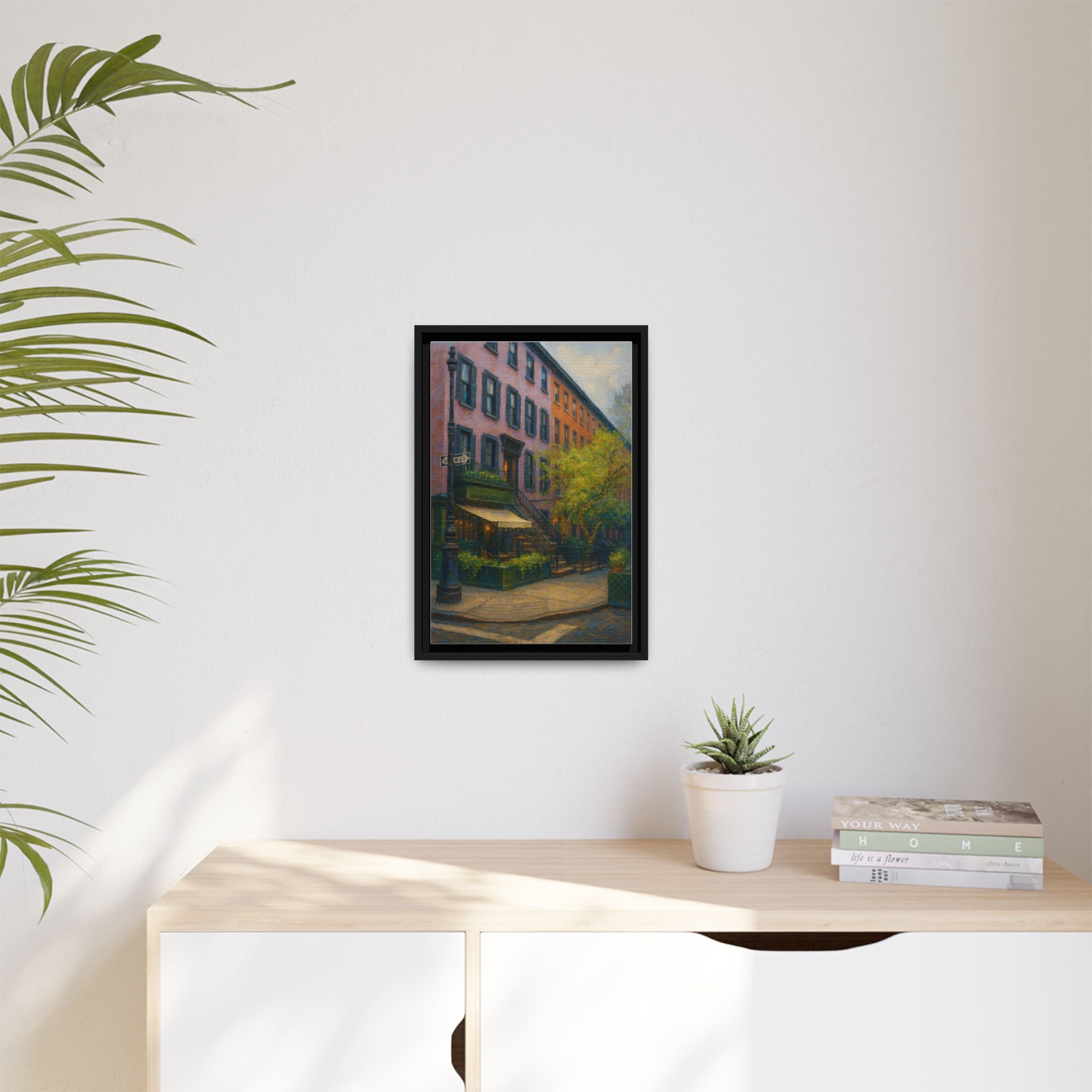 The Waverly Inn — Restaurant Print | Matte Canvas + Wooden Frame