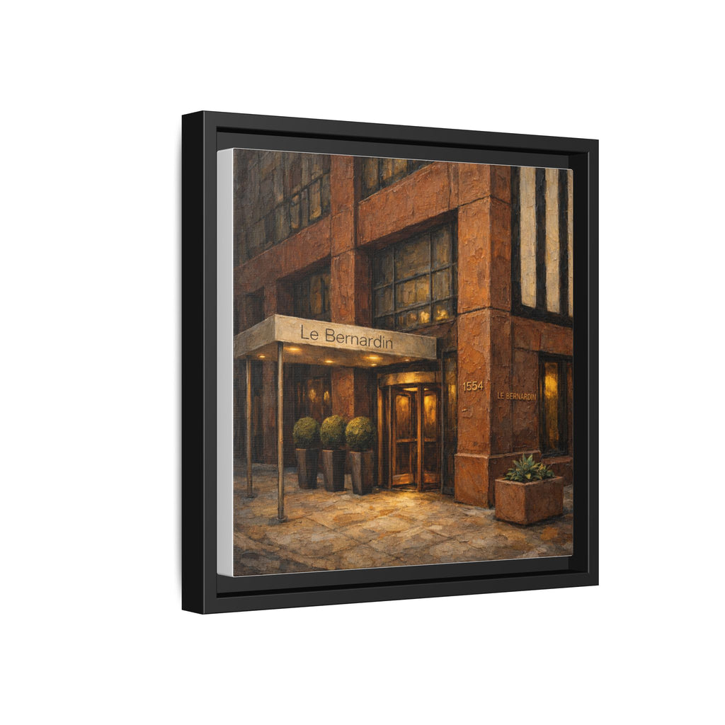 Le Bernardin — Restaurant Print | Matte Canvas + Wooden Frame