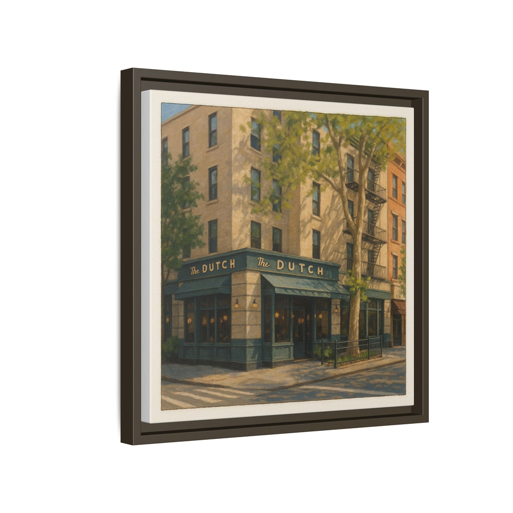 The Dutch — Restaurant Print | Matte Canvas + Wooden Frame