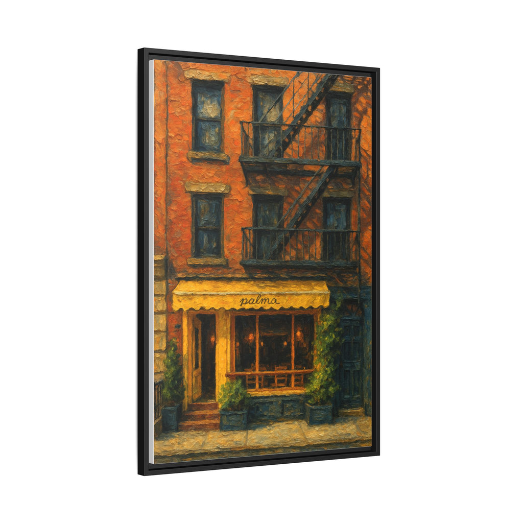 Palma II — Restaurant Print | Matte Canvas + Wooden Frame