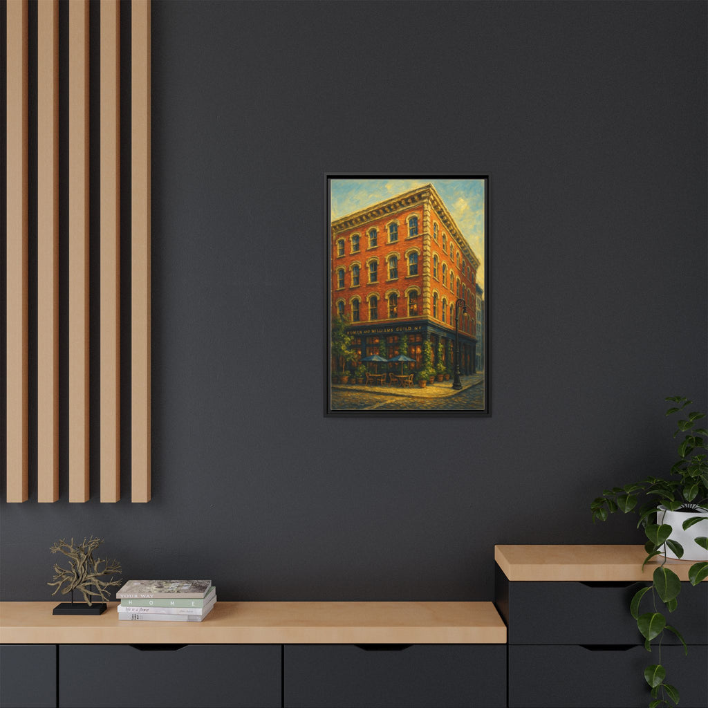 La Mercerie at the Guild — Restaurant Print | Matte Canvas + Wooden Frame