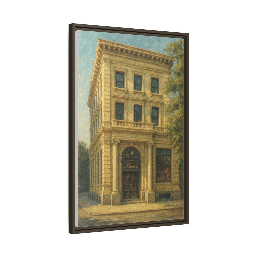 Francie — Restaurant Print | Matte Canvas + Wooden Frame