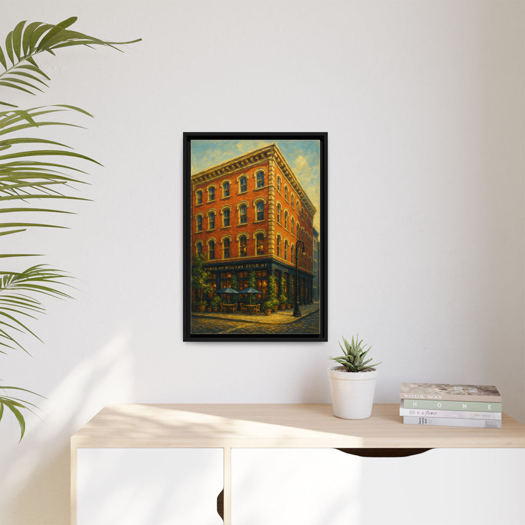 La Mercerie at the Guild — Restaurant Print | Matte Canvas + Wooden Frame