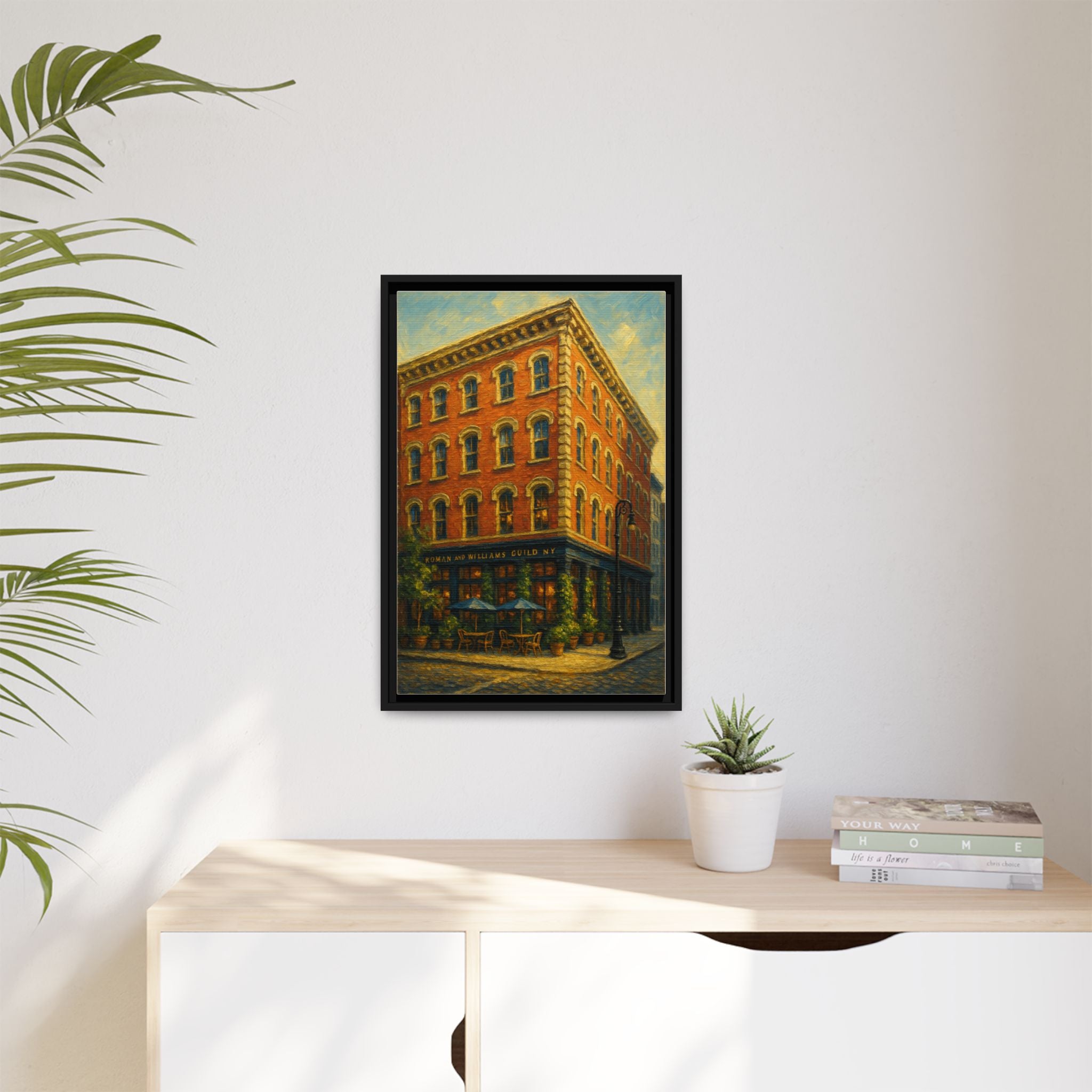 La Mercerie at the Guild — Restaurant Print | Matte Canvas + Wooden Frame