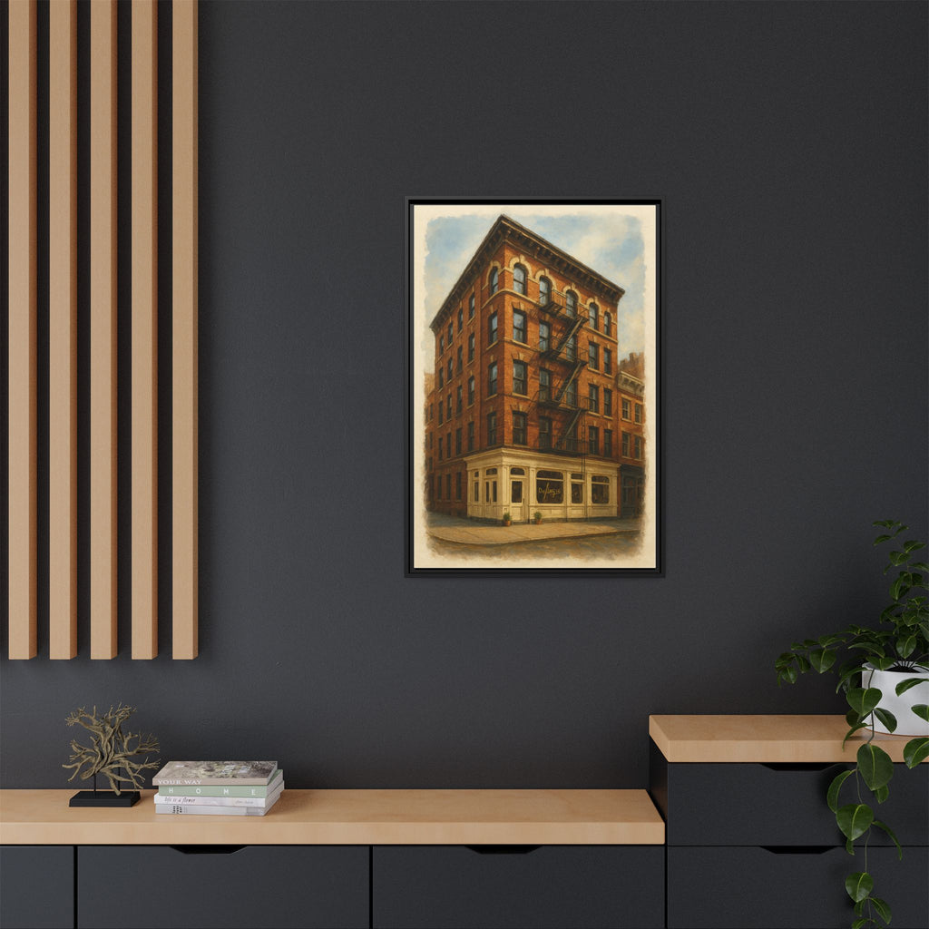 Don Angie — Restaurant Print | Matte Canvas + Wooden Frame