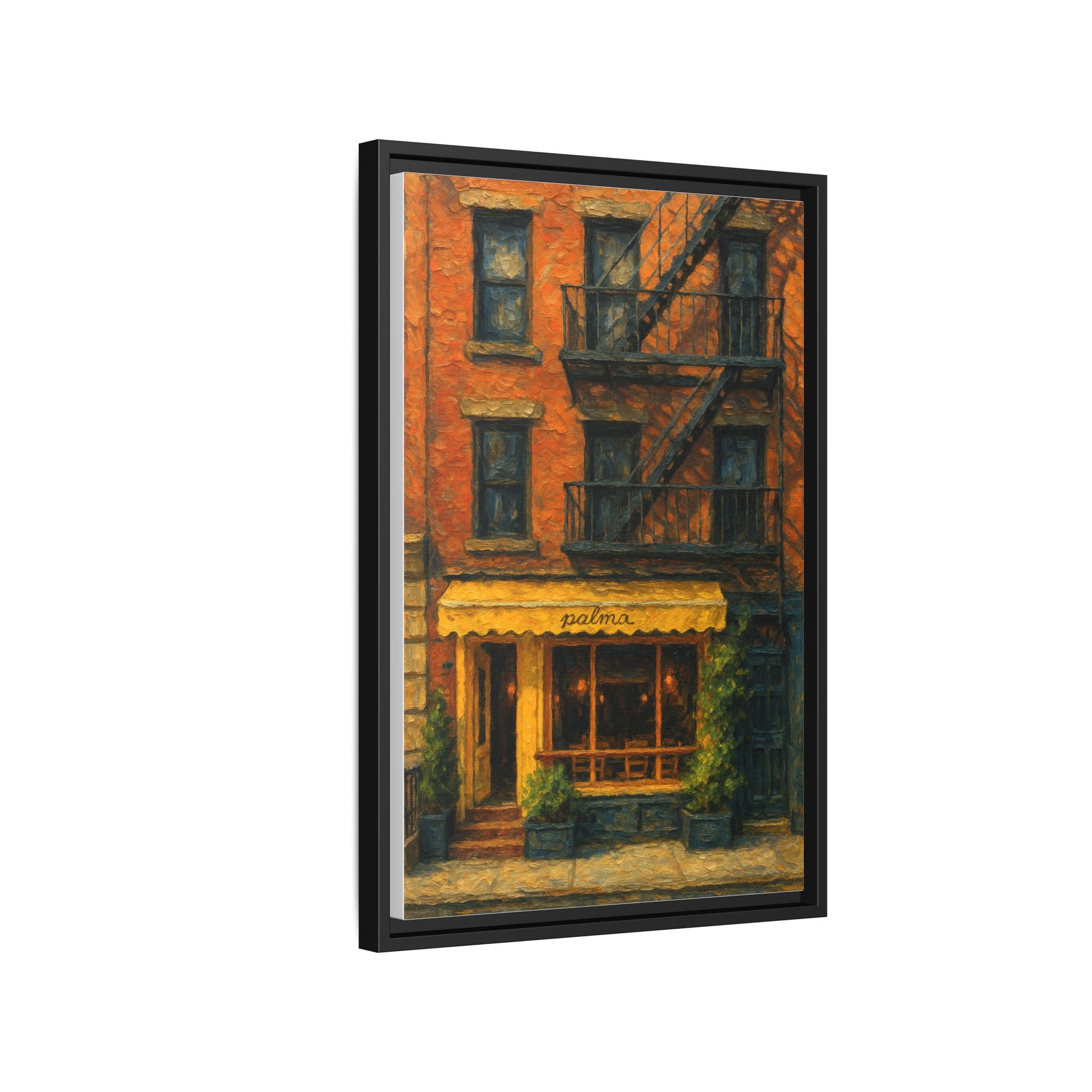 Palma II — Restaurant Print | Matte Canvas + Wooden Frame