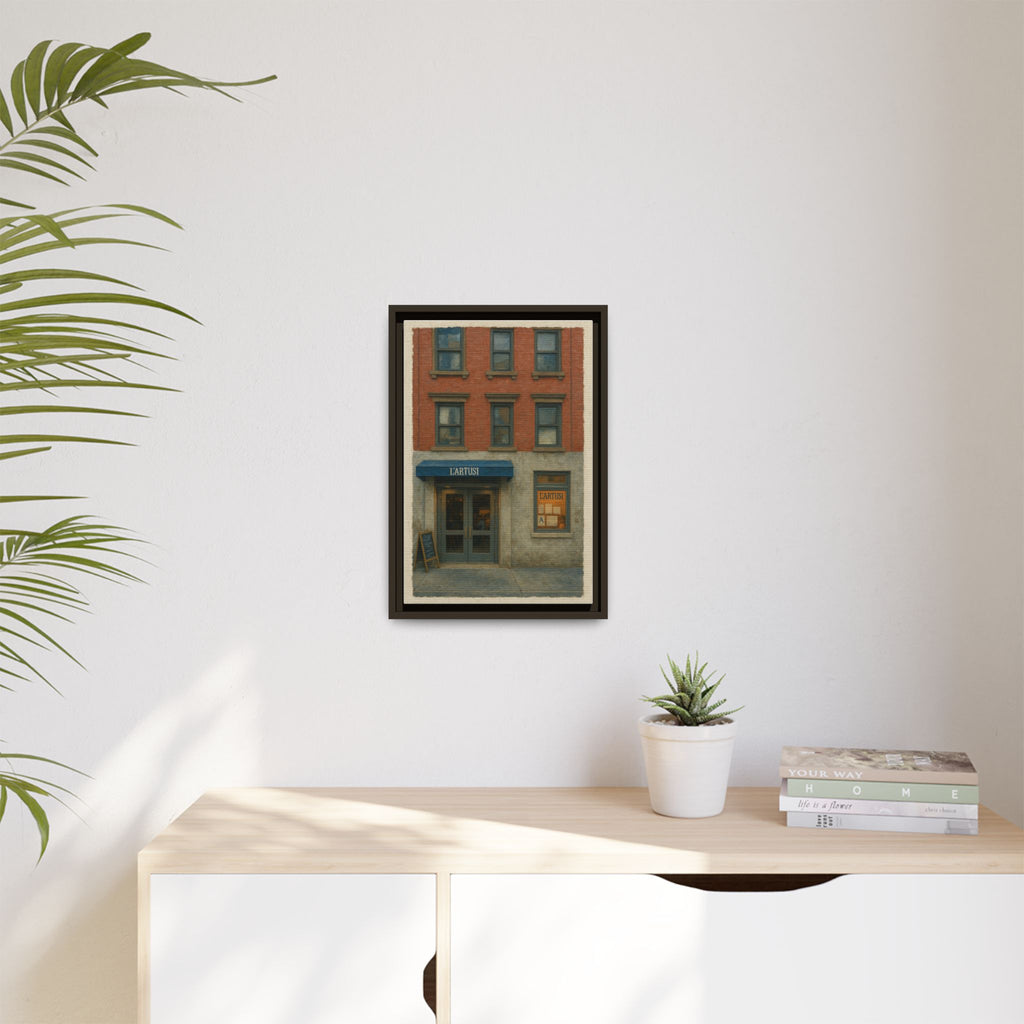 L'Artusi — Restaurant Print | Matte Canvas + Wooden Frame