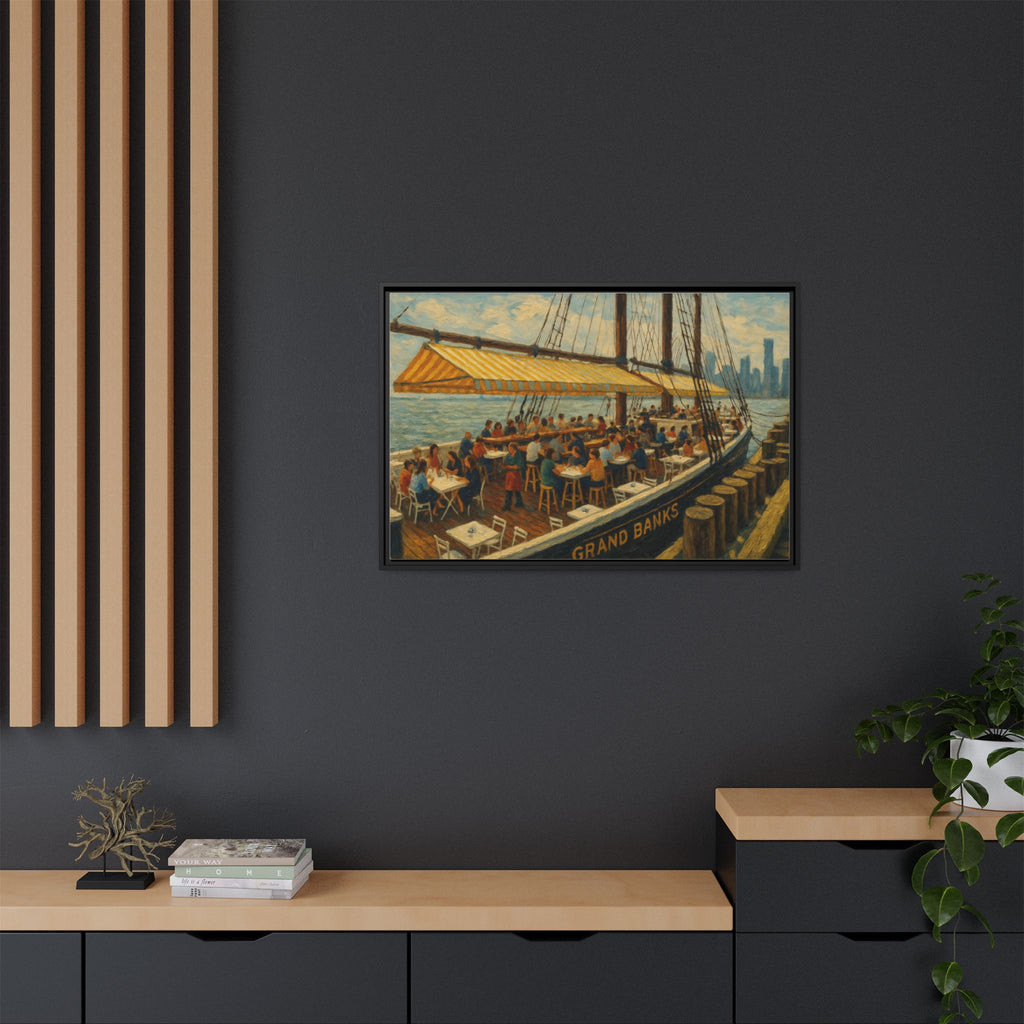 Grand Banks NYC restaurant gift first date memory wall art